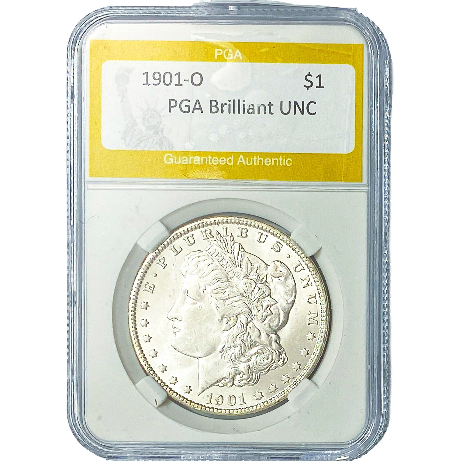 1901-O Morgan Silver Dollar PGA Brilliant UNC (1 of 2)