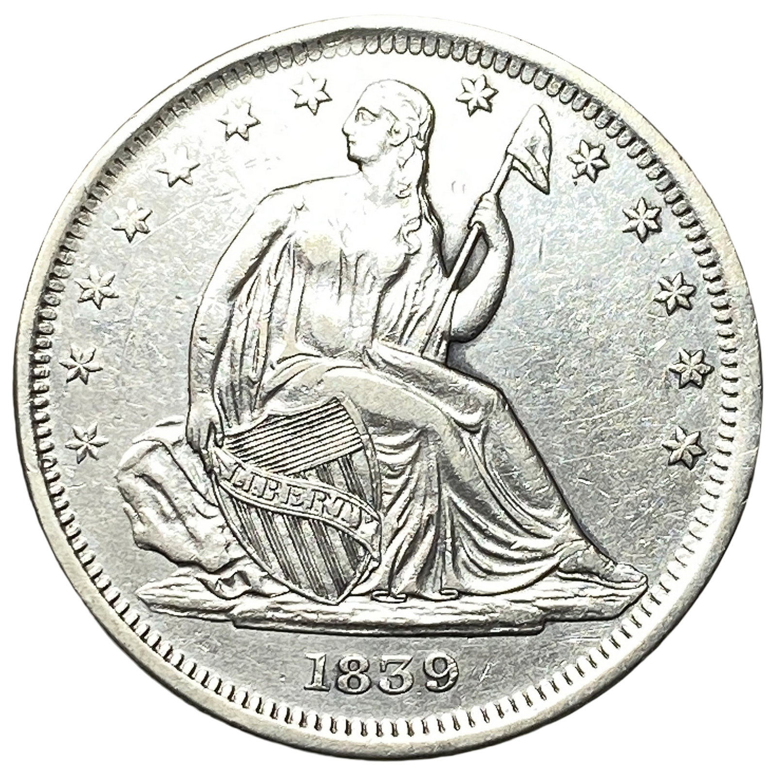 1859 Seated Liberty Half Dollar (1 of 2)
