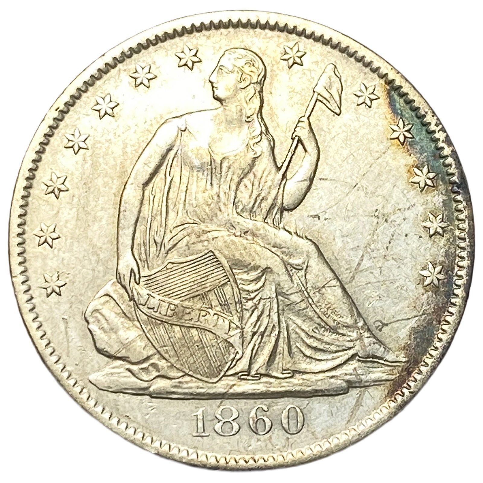 1860-O Seated Liberty Half Dollar: 1860-O Seated Liberty Half Dollar
