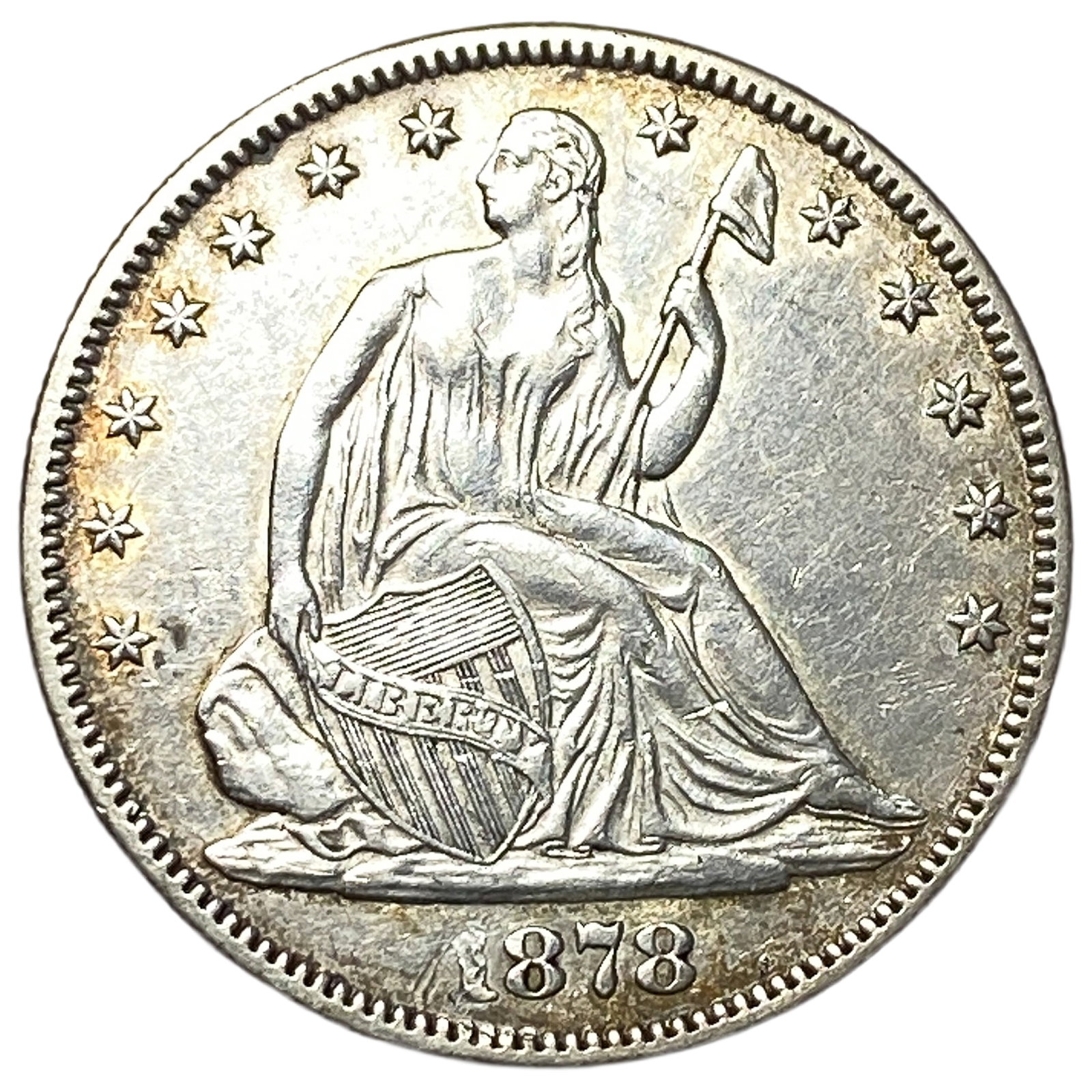 1878 Seated Liberty Half Dollar (1 of 2)