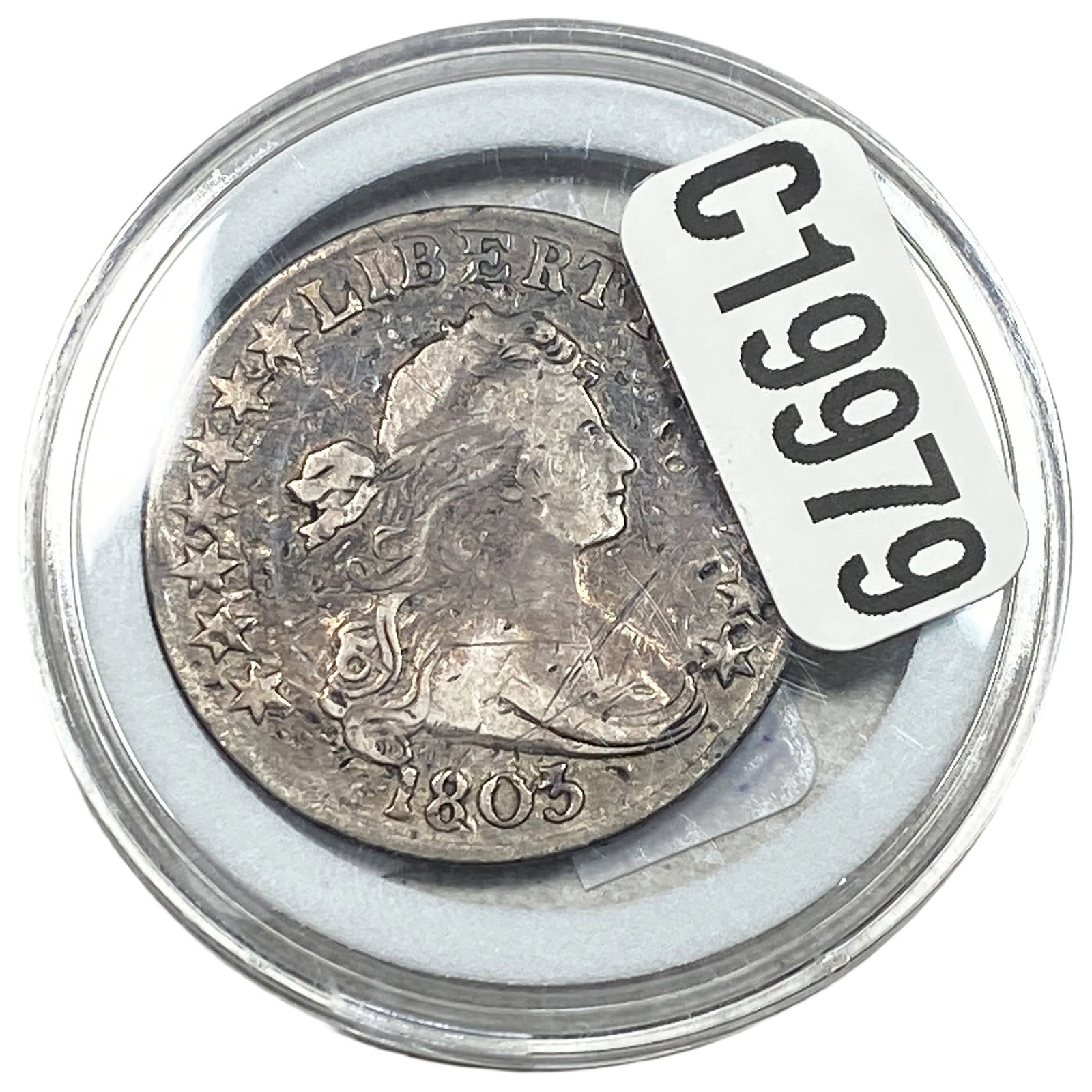 1803 Lg 3 Draped Bust Half Dollar (1 of 2)
