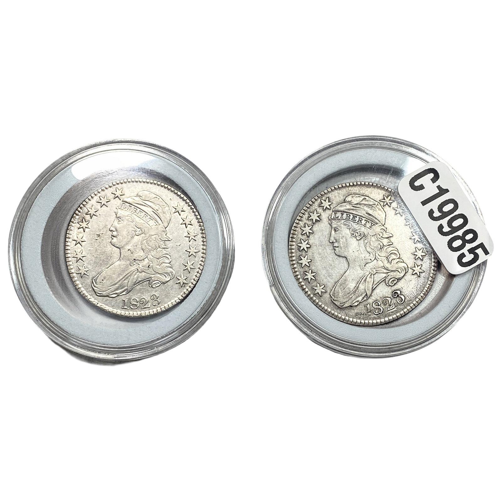 [2 Coins] 1823 Capped Bust Half Dollar (1 of 2)