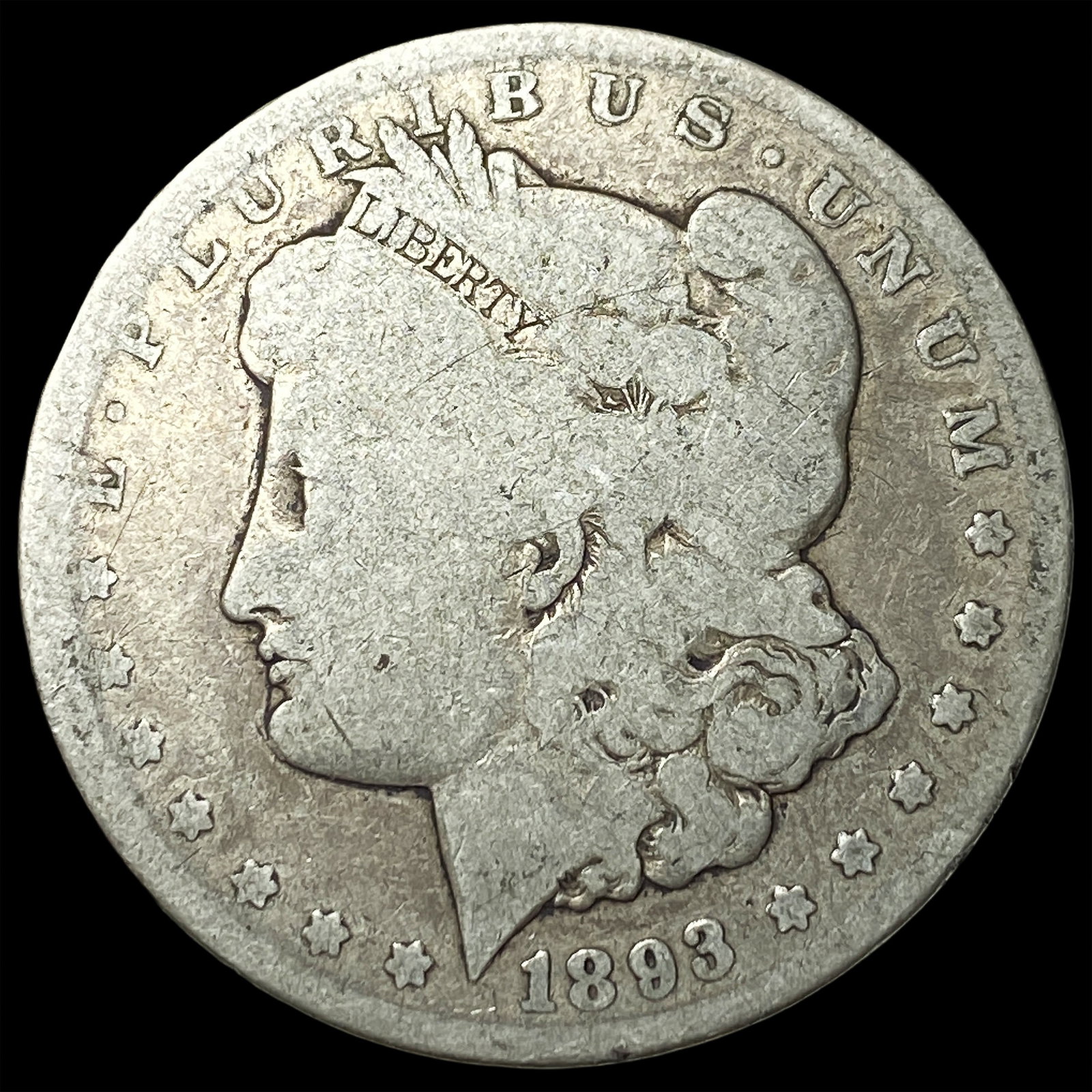 1893-CC Silver Morgan Dollar NICELY CIRCULATED (1 of 2)