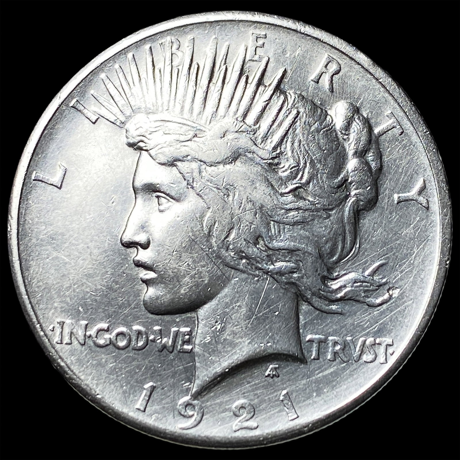 1921 Silver Peace Dollar CLOSELY UNCIRCULATED: 1921 Silver Peace Dollar CLOSELY UNCIRCULATED