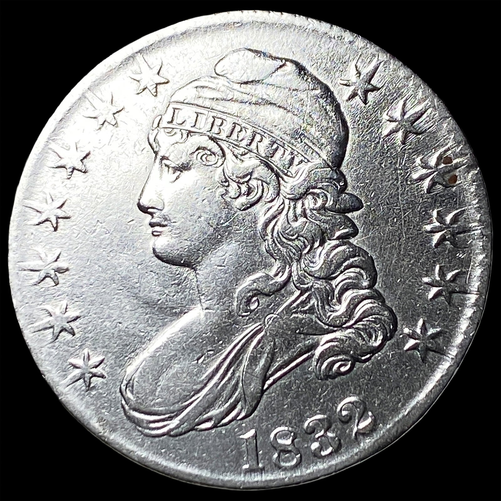 1832 Capped Bust Half Dollar CLOSELY UNCIRCULATED (1 of 2)
