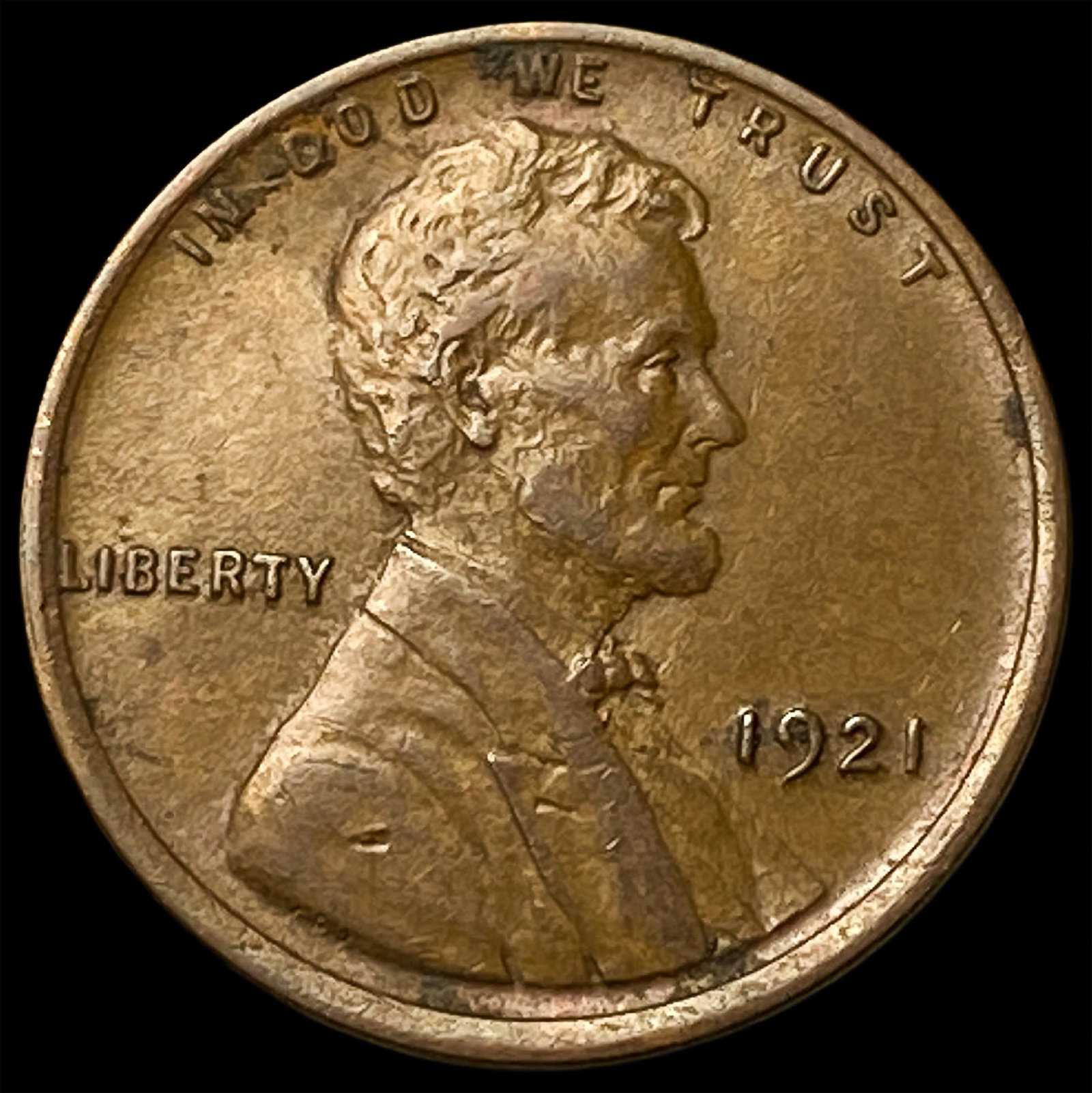 1921 Lincoln Wheat Cent CHOICE AU (1 of 2)