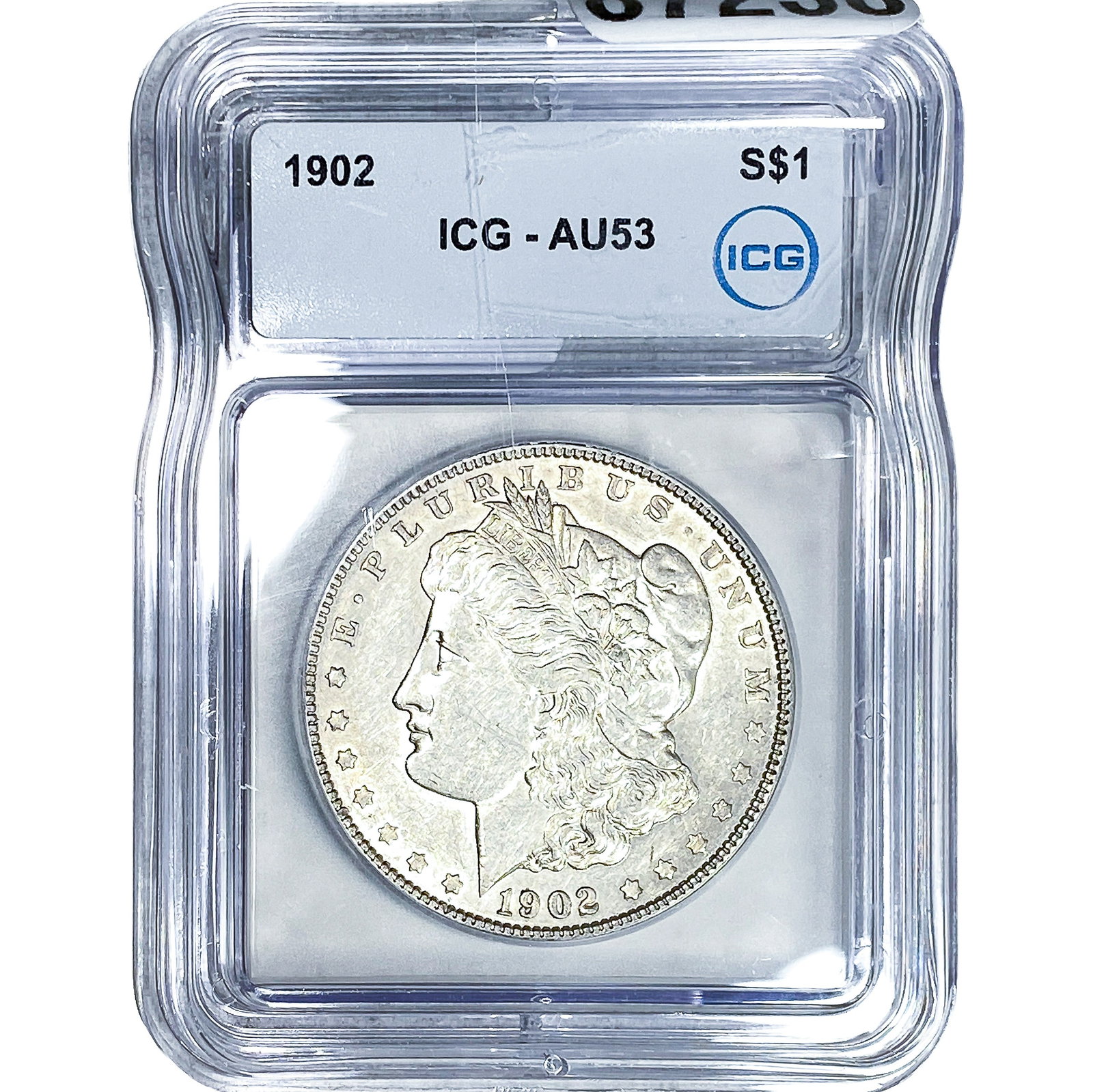 1902 Morgan Silver Dollar ICG AU53 (1 of 2)