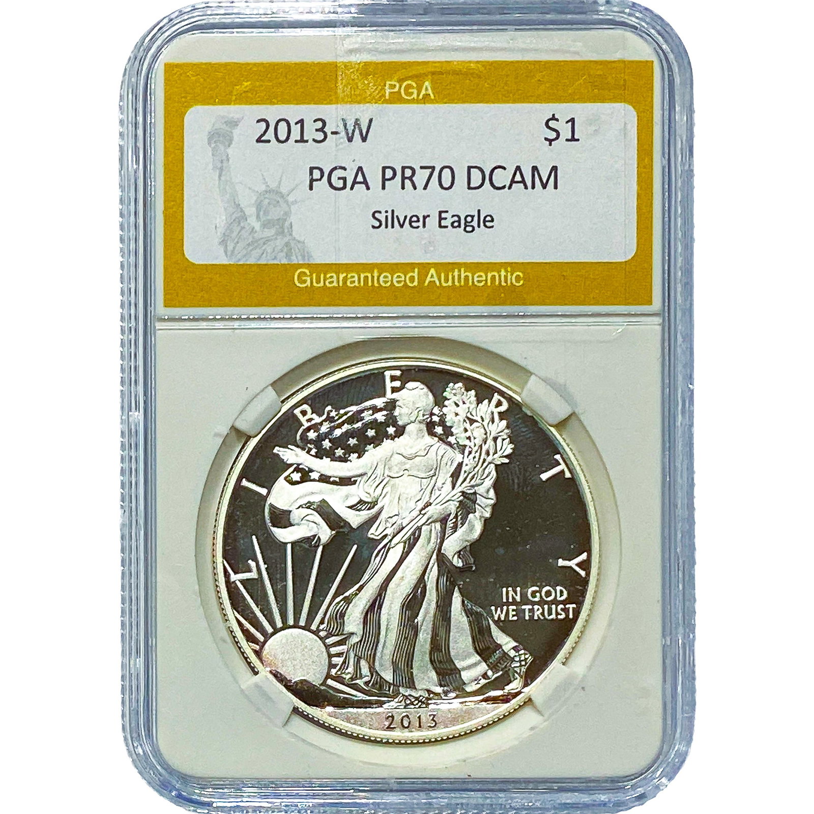 2013-W Silver Eagle PGA PR70 DCAM (1 of 2)