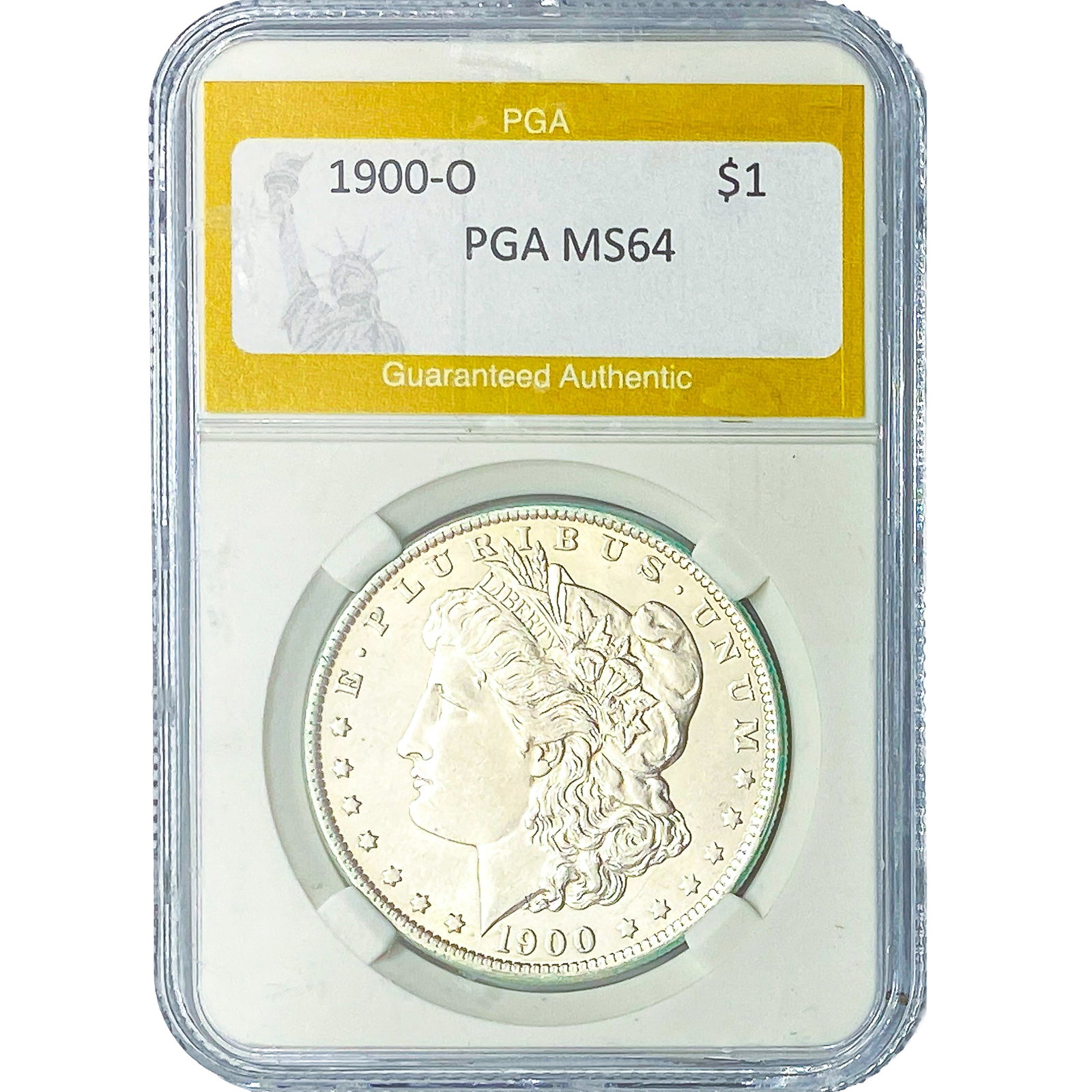 1900-O Morgan Silver Dollar PGA MS64 (1 of 2)
