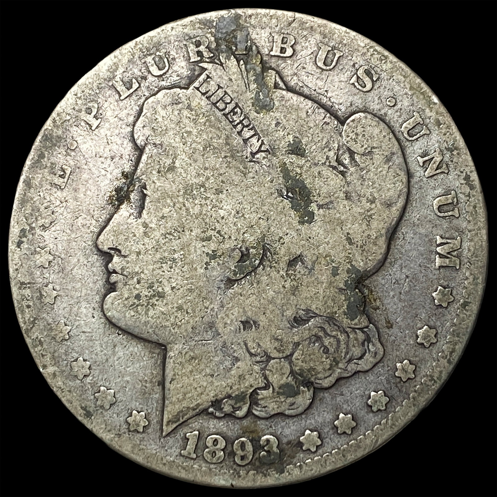 1893-CC Silver Morgan Dollar NICELY CIRCULATED (1 of 2)