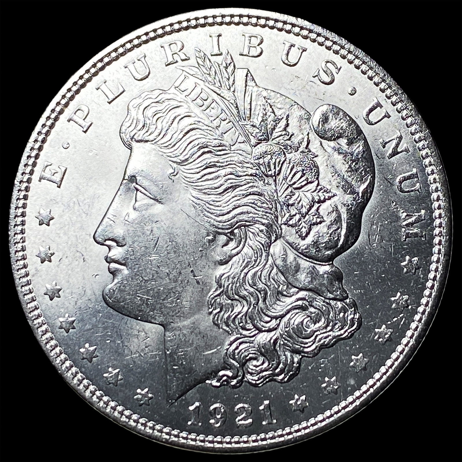 1921 Silver Morgan Dollar CHOICE BU (1 of 2)