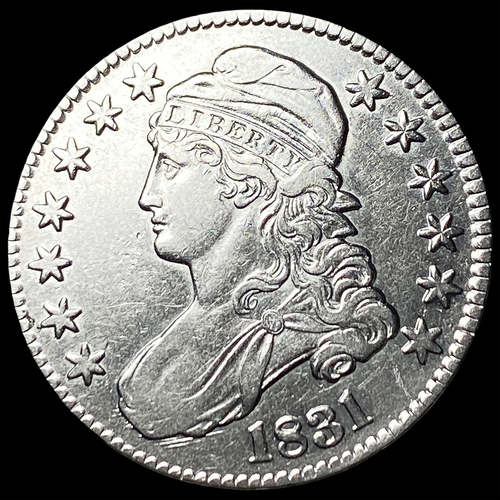 1831 Capped Bust Half Dollar CLOSELY UNCIRCULATED (1 of 2)