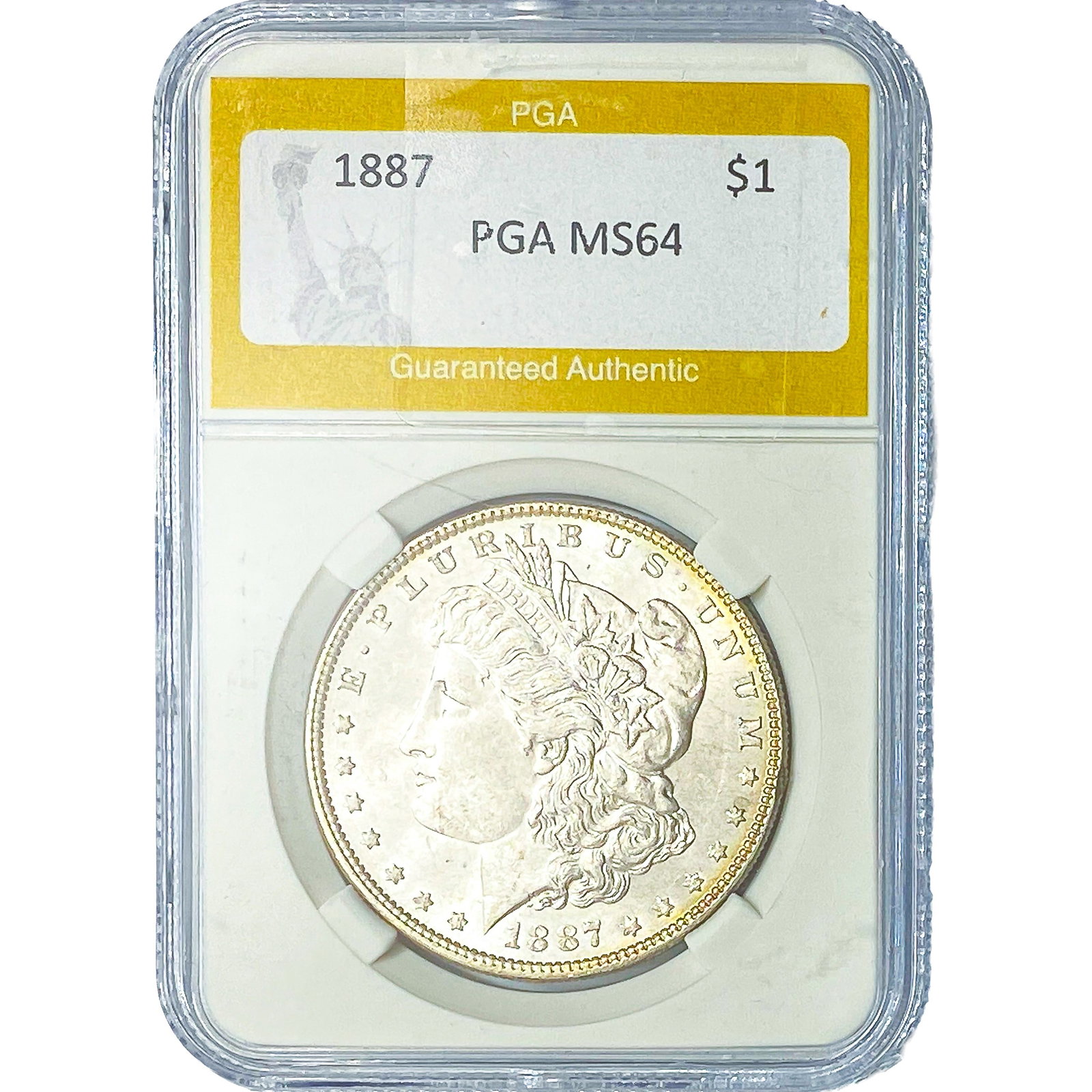1887 Morgan Silver Dollar PGA MS64 (1 of 2)