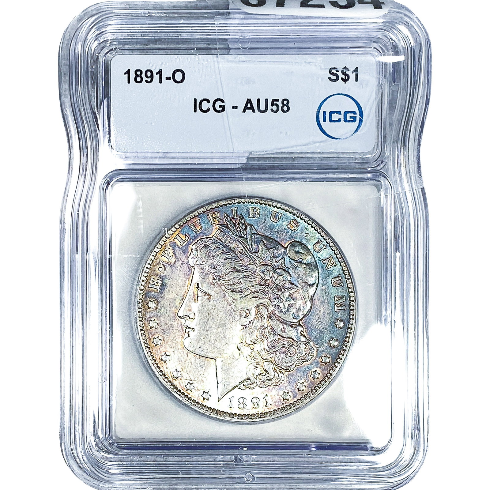 1891-O Morgan Silver Dollar ICG AU58 (1 of 2)