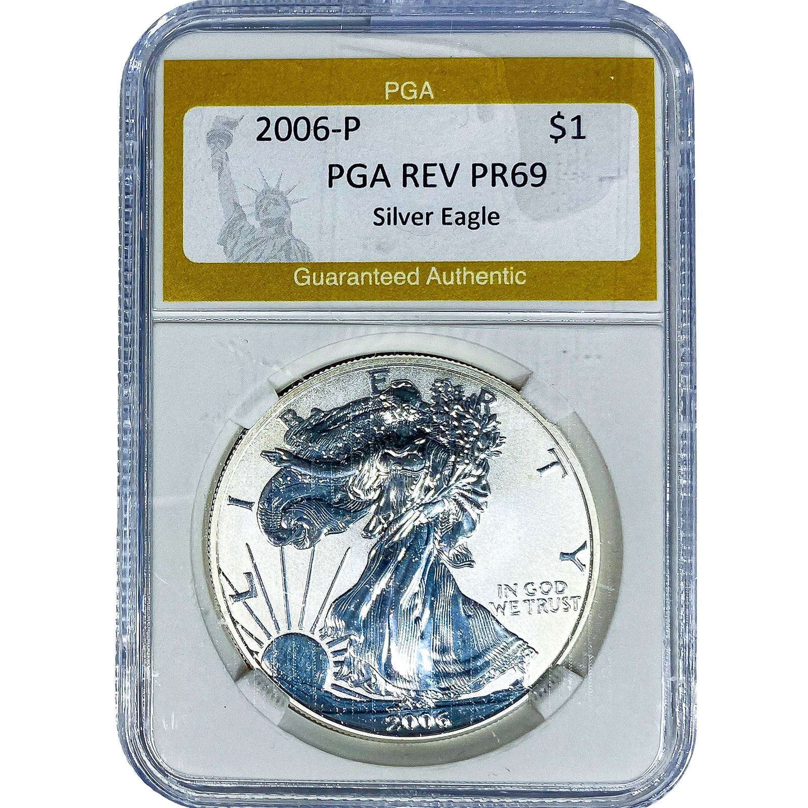 2006-P Silver Eagle PGA REV PR69 (1 of 2)