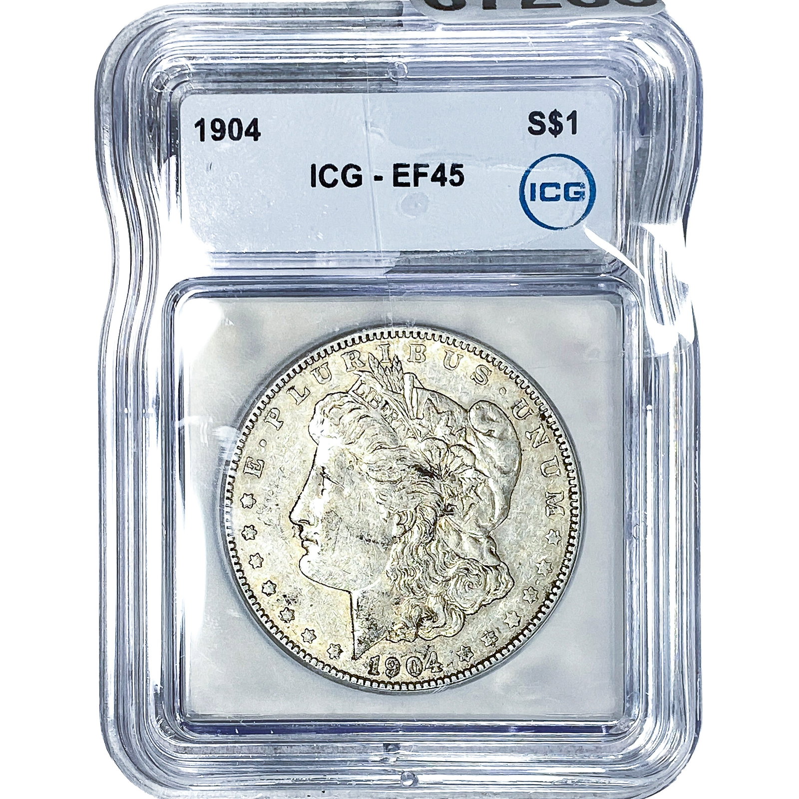 1904 Morgan Silver Dollar ICG EF45 (1 of 2)
