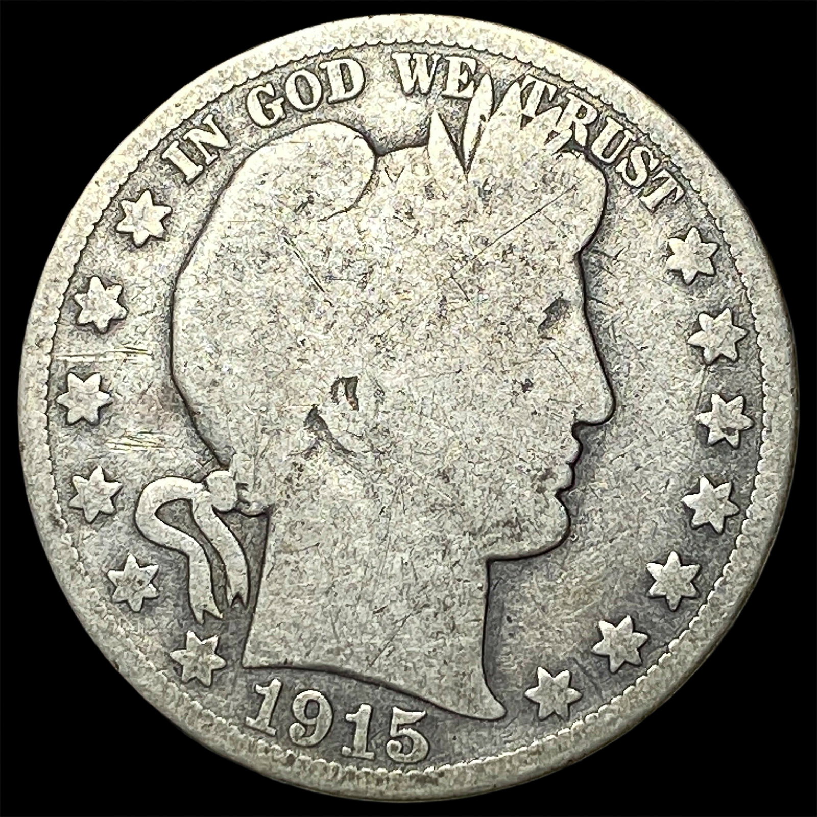 1915 Barber Half Dollar NICELY CIRCULATED (1 of 2)