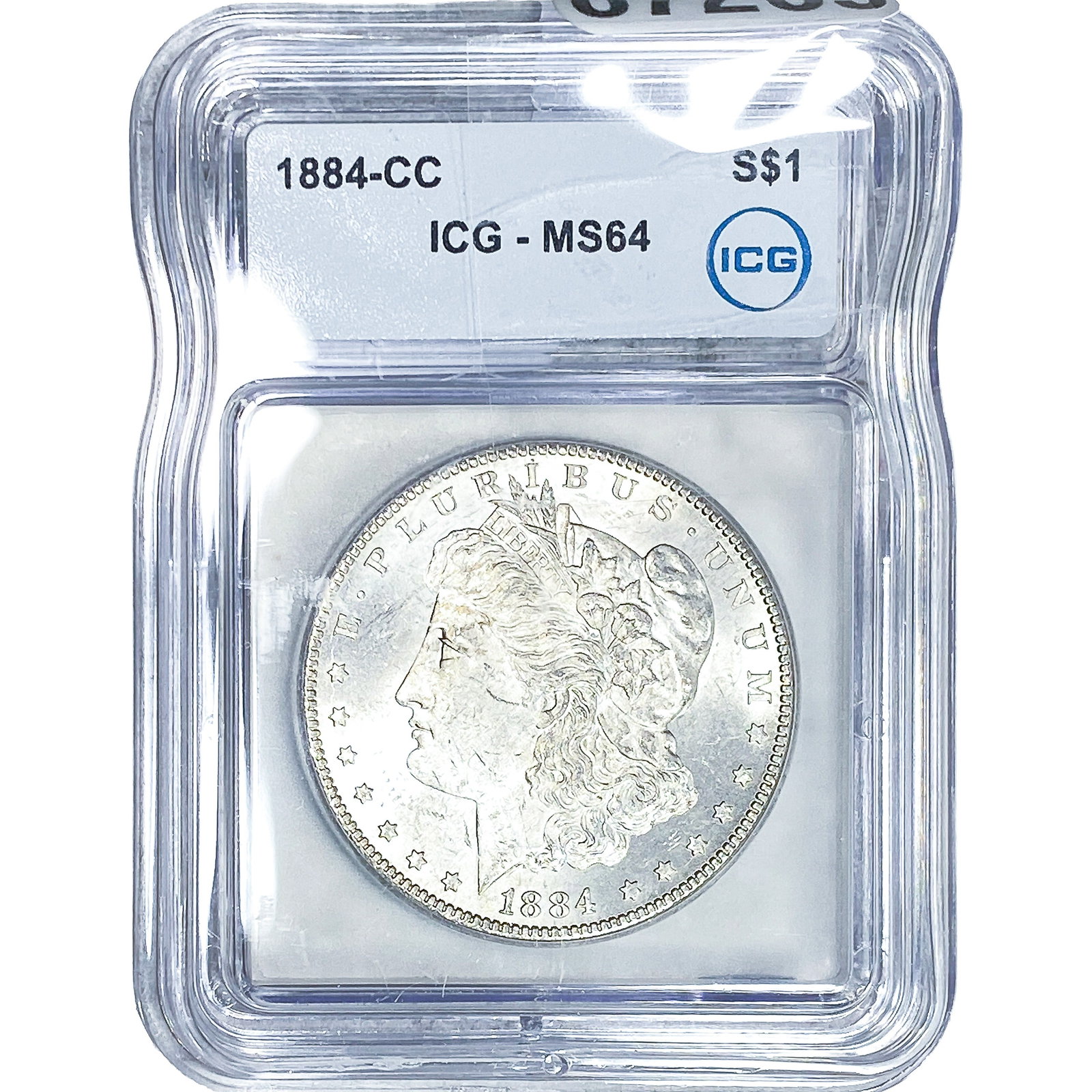 1884-CC Morgan Silver Dollar ICG MS64 (1 of 2)