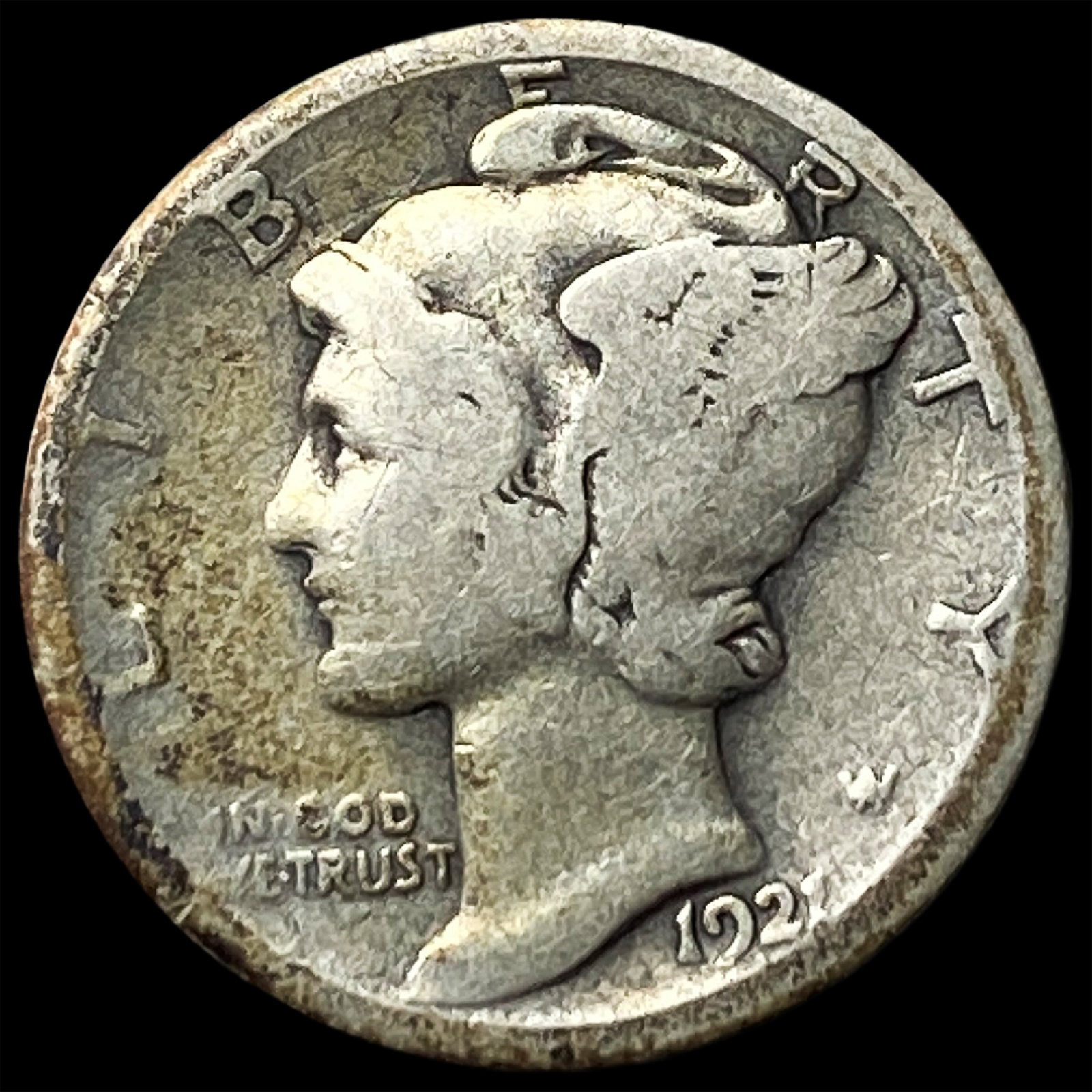 1927 Mercury Dime LIGHTLY CIRCULATED (1 of 2)