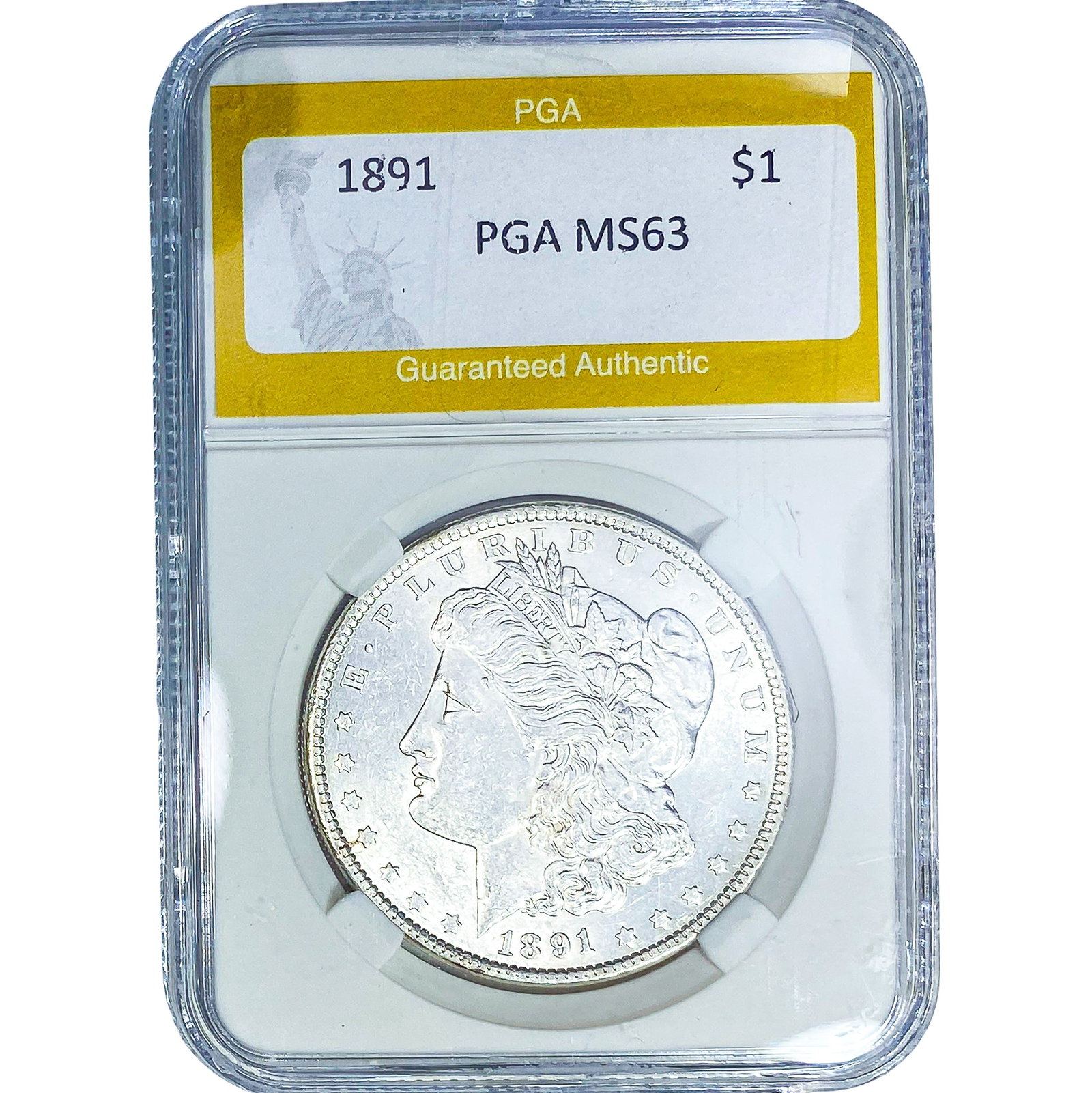 1891 Morgan Silver Dollar PGA MS63 (1 of 2)