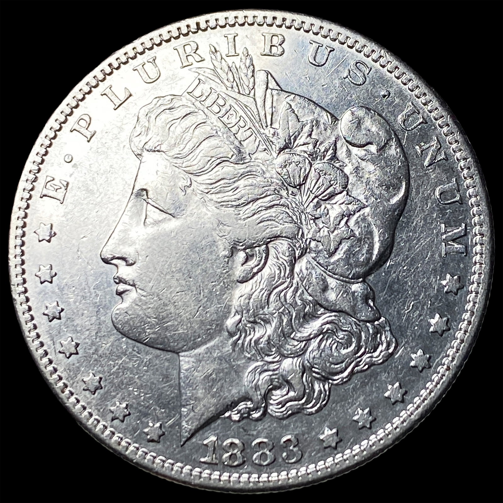 1883 Silver Morgan Dollar CLOSELY UNCIRCULATED: 1883 Silver Morgan Dollar CLOSELY UNCIRCULATED