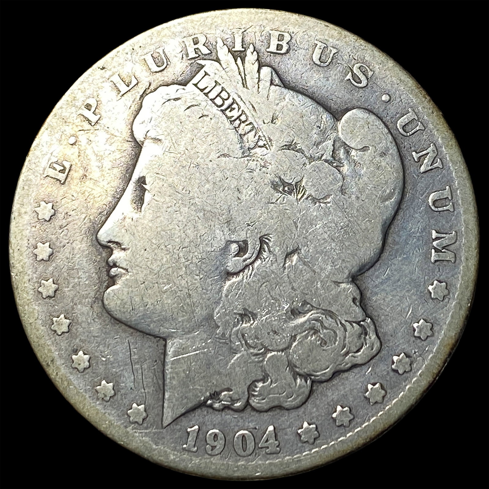 1904-S Silver Morgan Dollar NICELY CIRCULATED: 1904-S Silver Morgan Dollar NICELY CIRCULATED