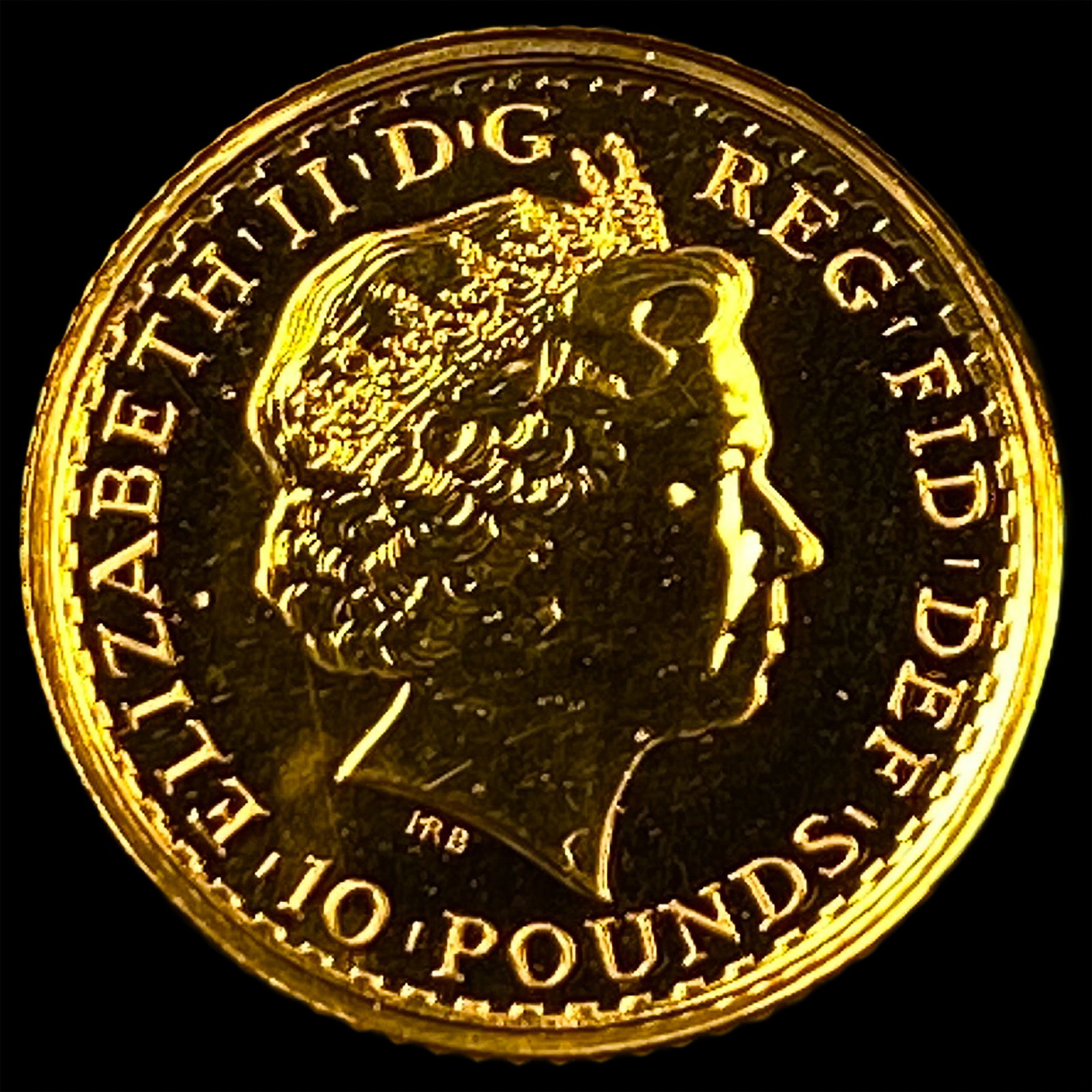 2013 Gold 1/10 oz Britannia Ã‚Â£10 SUPERB GEM BU (1 of 2)