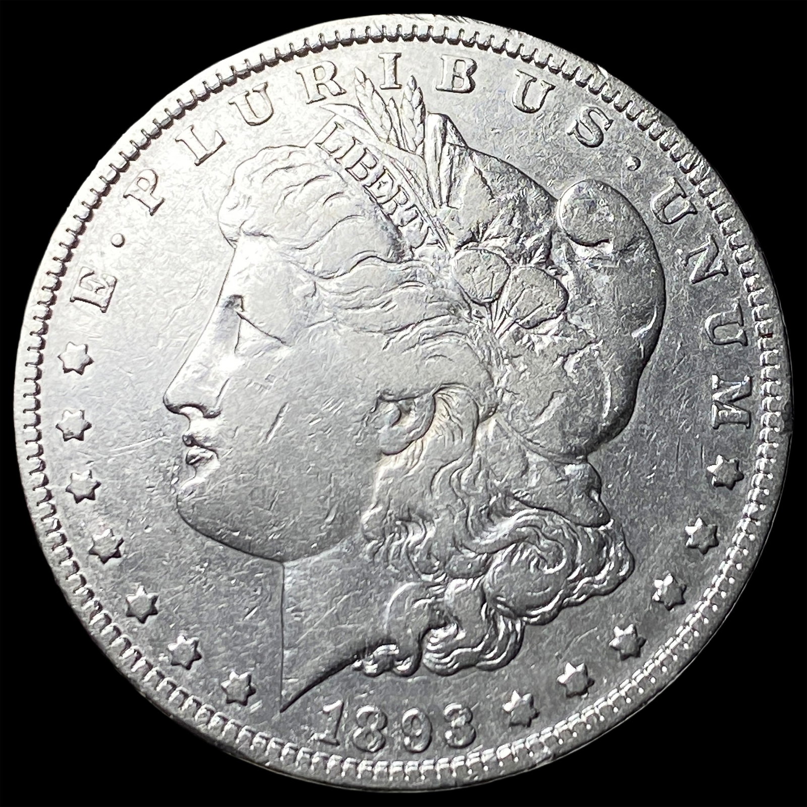 1893-S Silver Morgan Dollar LIGHTLY CIRCULATED (1 of 2)