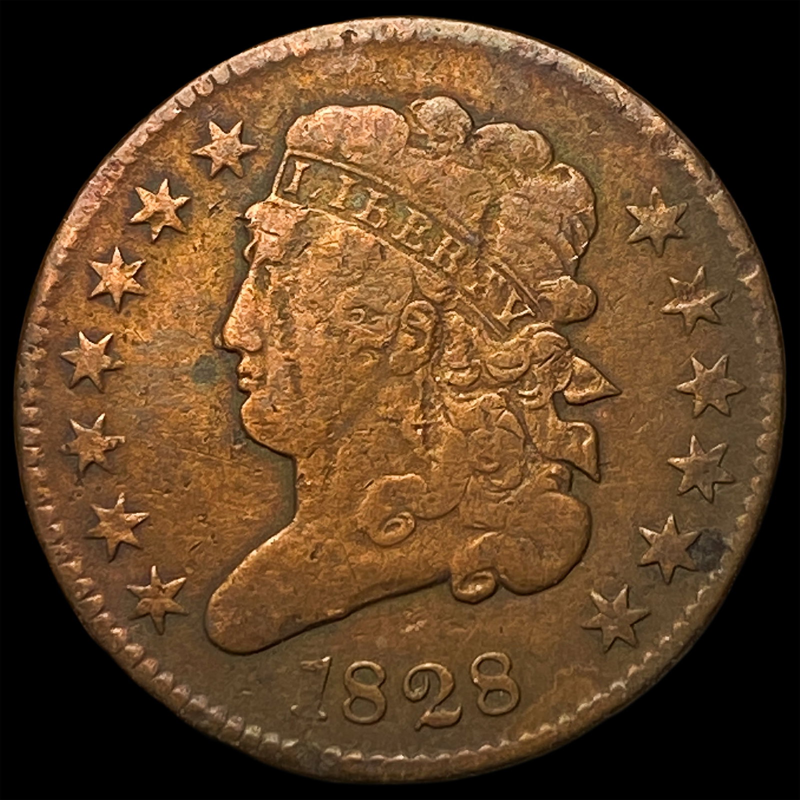 1828 Classic Head Half Cent LIGHTLY CIRCULATED (1 of 2)