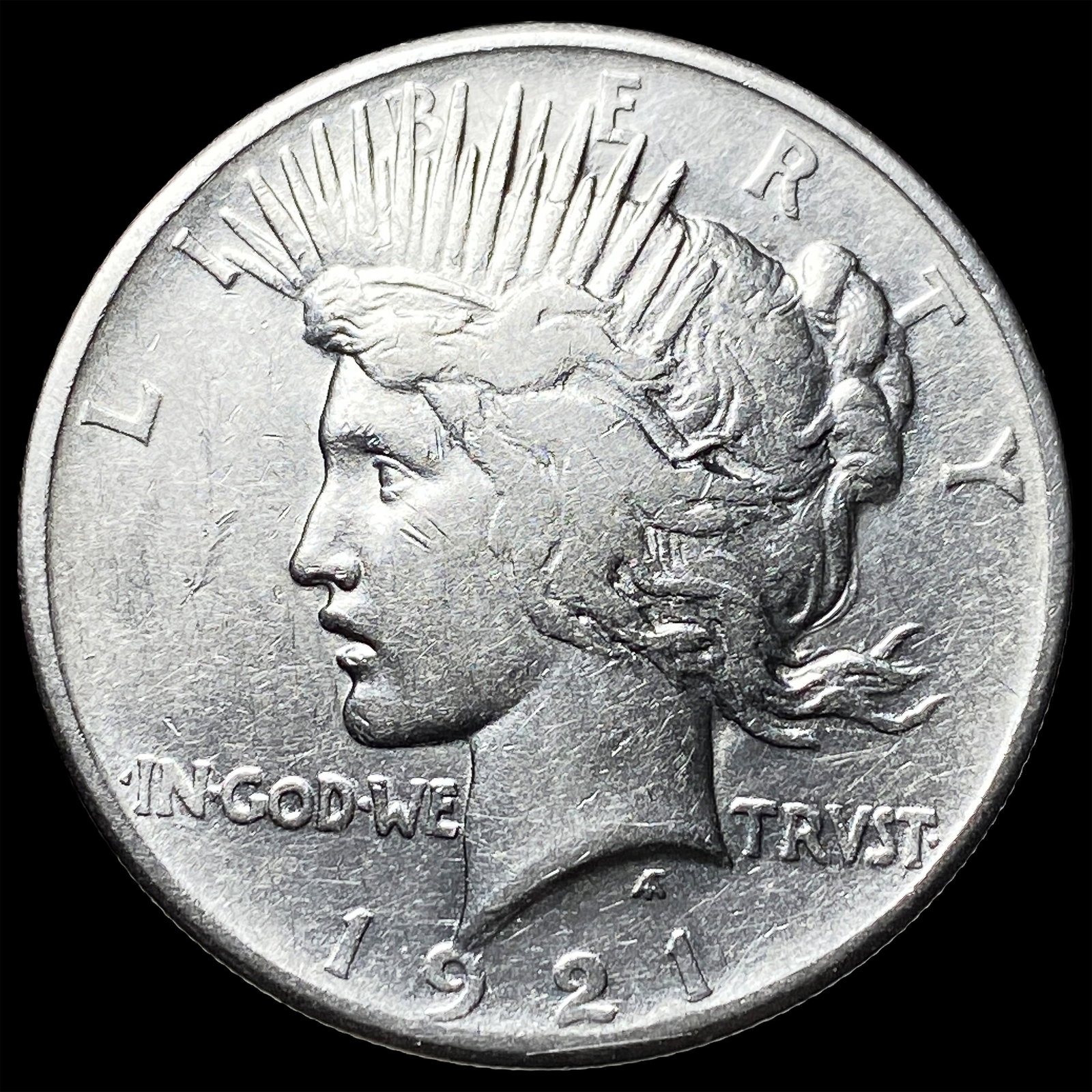 1921 Silver Peace Dollar NEARLY UNCIRCULATED: 1921 Silver Peace Dollar NEARLY UNCIRCULATED