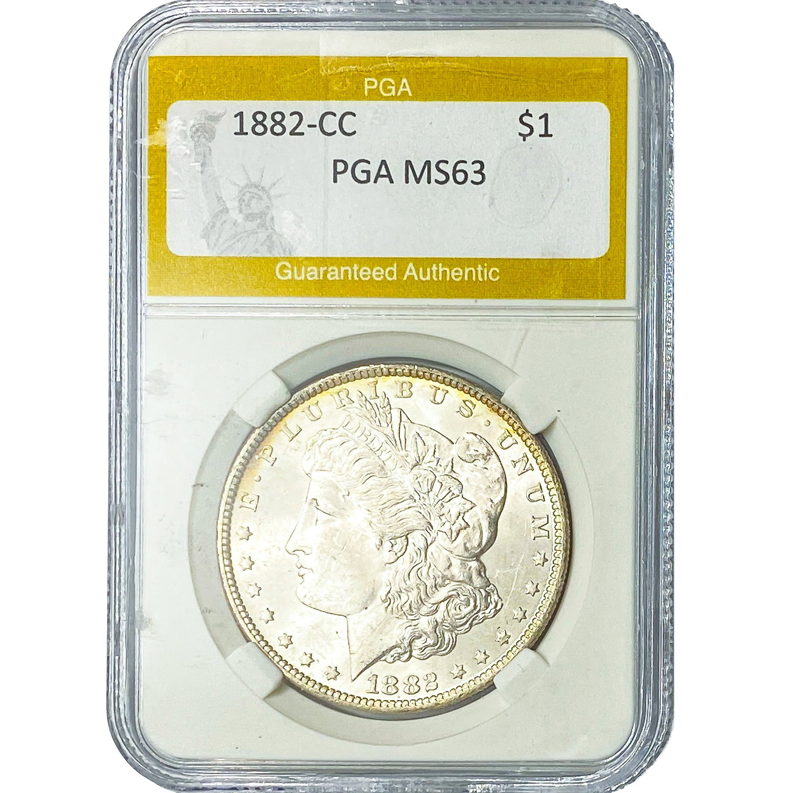 1882-CC Morgan Silver Dollar PGA MS63 (1 of 2)
