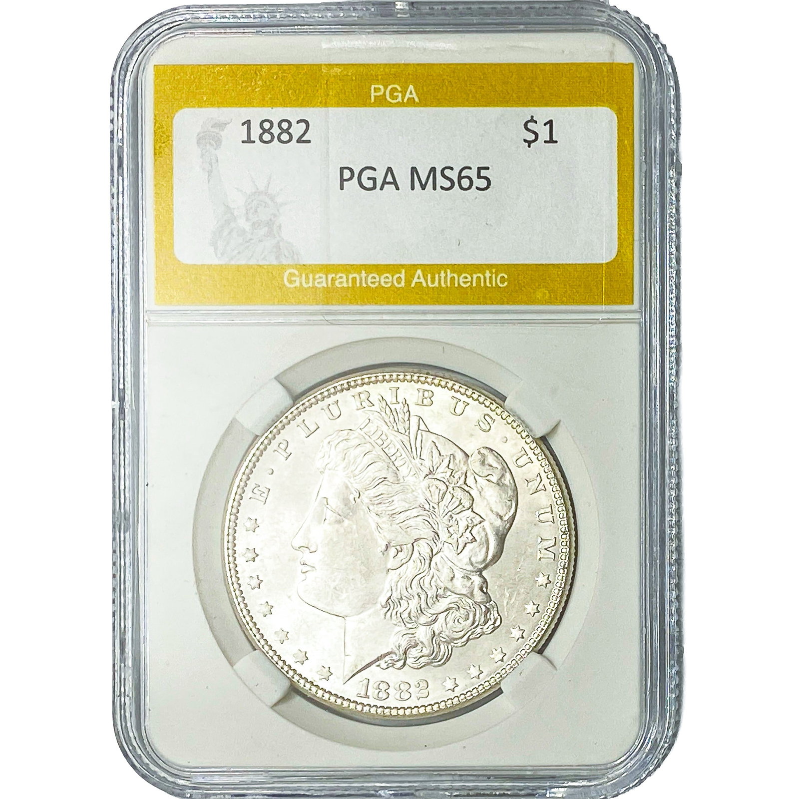1882 Morgan Silver Dollar PGA MS65 (1 of 2)