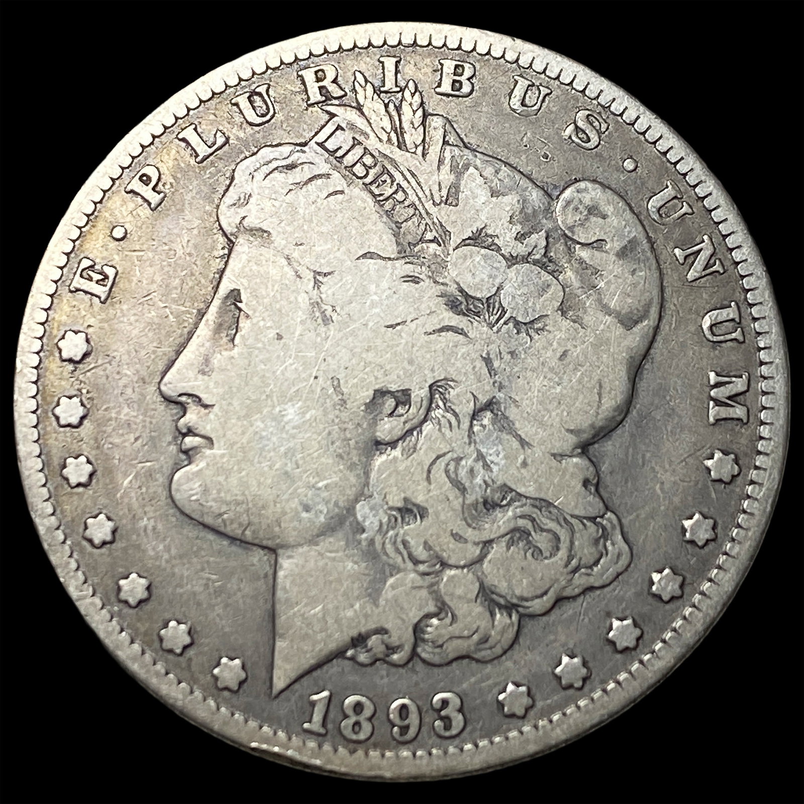 1893-O Morgan Silver Dollar NICELY CIRCULATED (1 of 2)