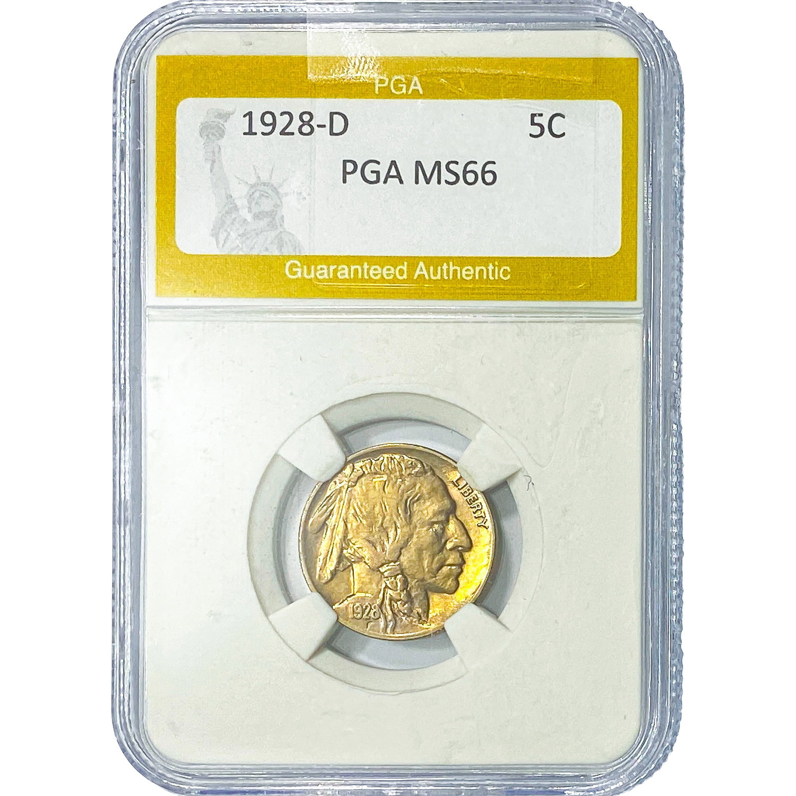 1928-D Buffalo Nickel PGA MS66 (1 of 2)