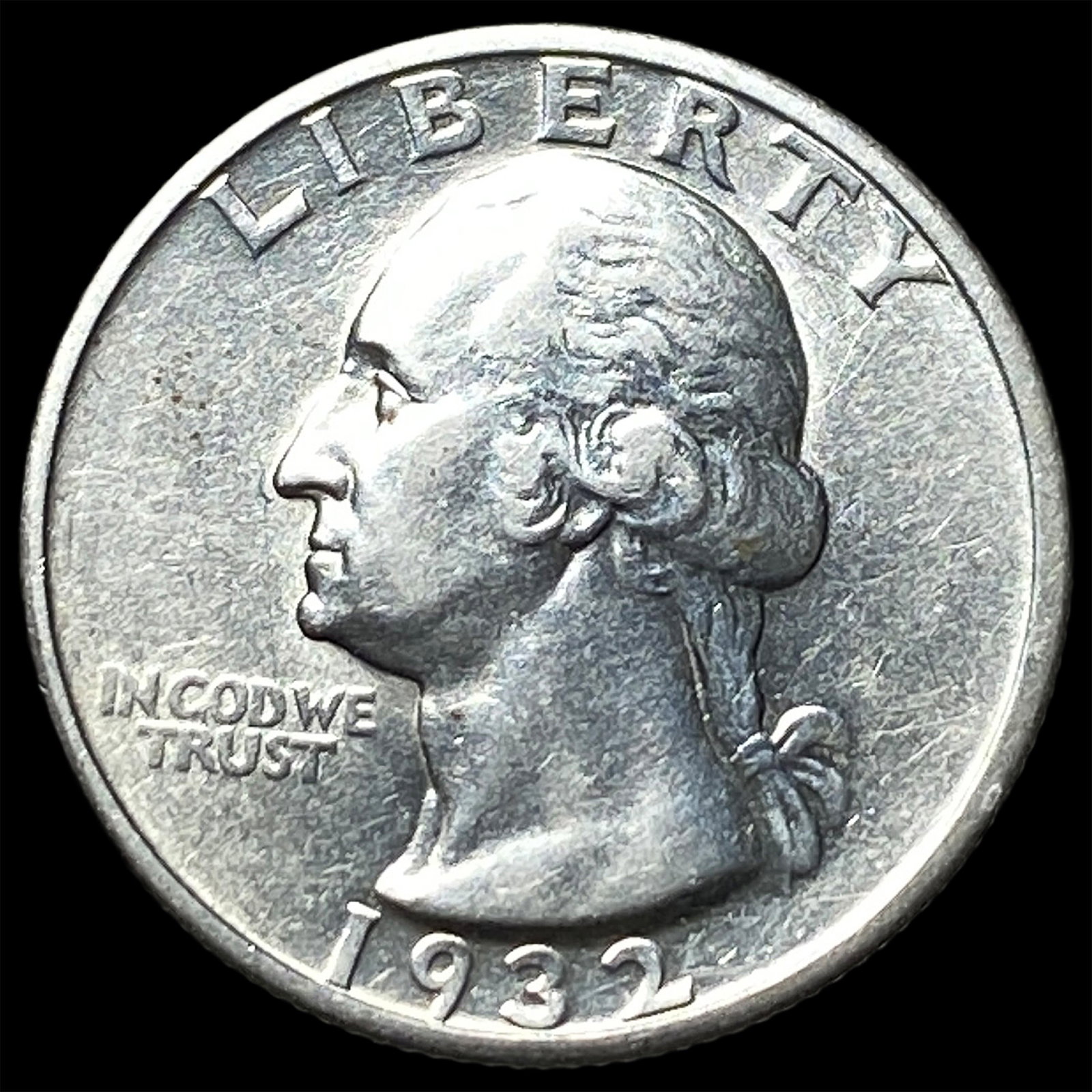1932-S Silver Washington Quarter UNCIRCULATED (1 of 2)