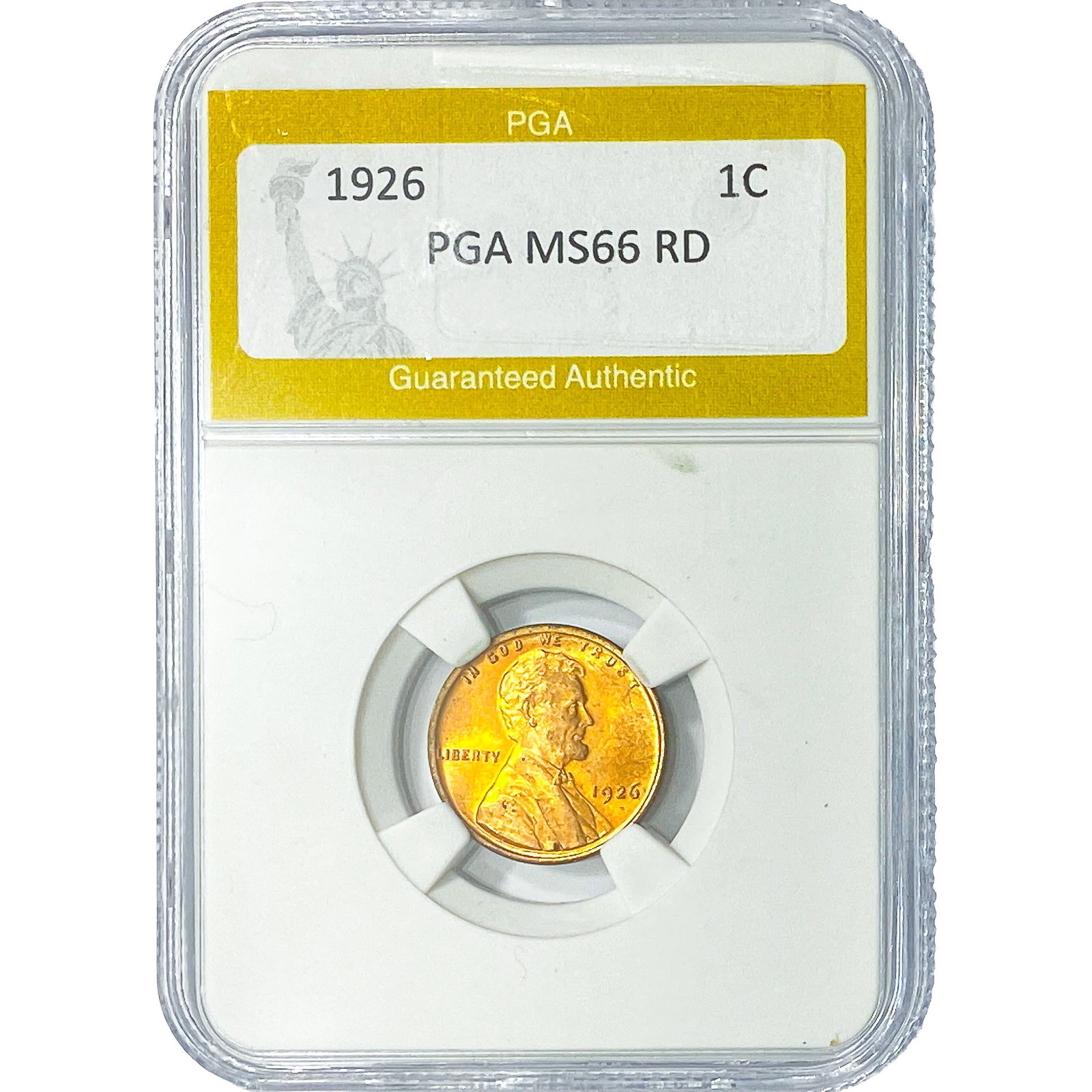 1926 Wheat Cent PGA MS66 RD (1 of 2)