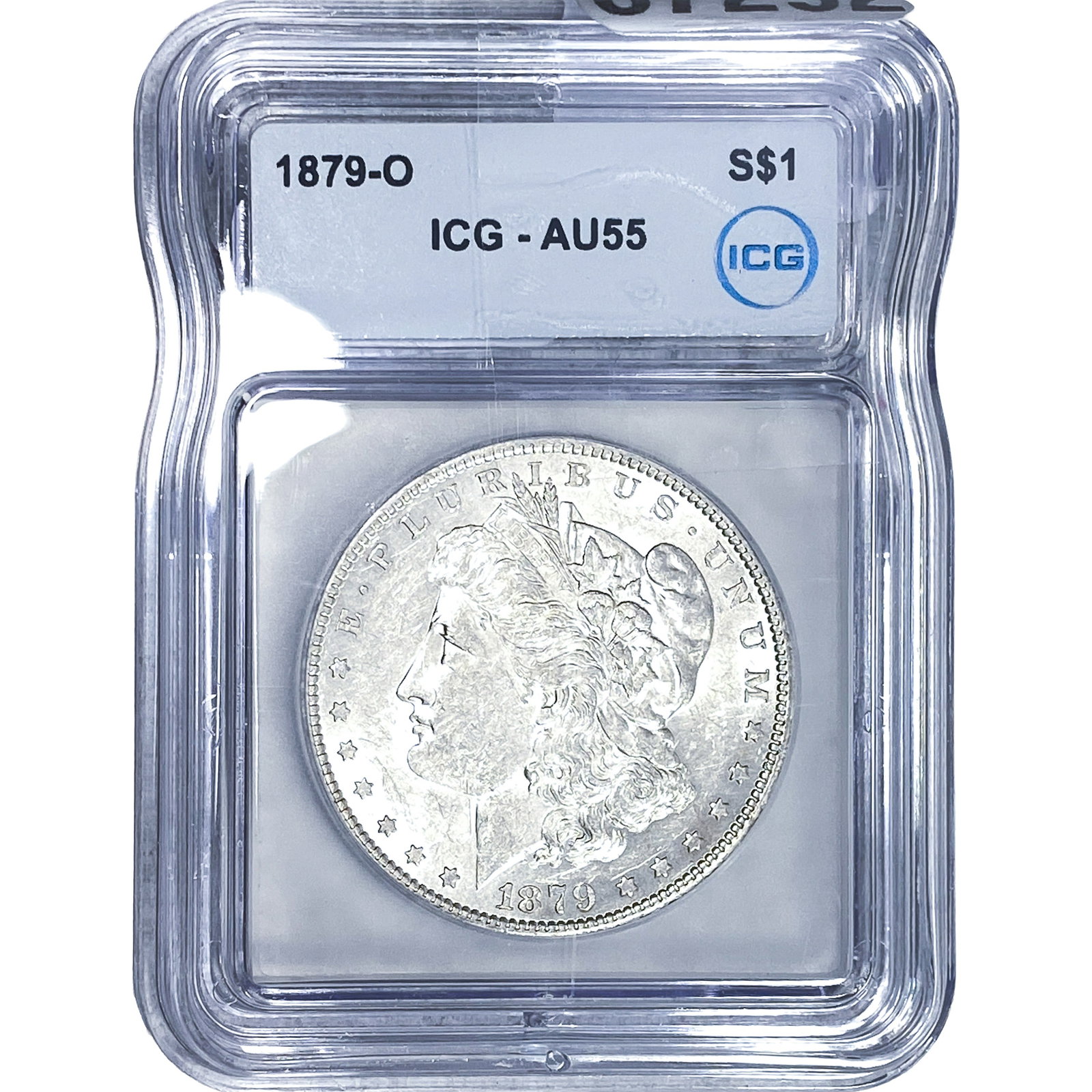 1879-O Morgan Silver Dollar ICG AU55 (1 of 2)