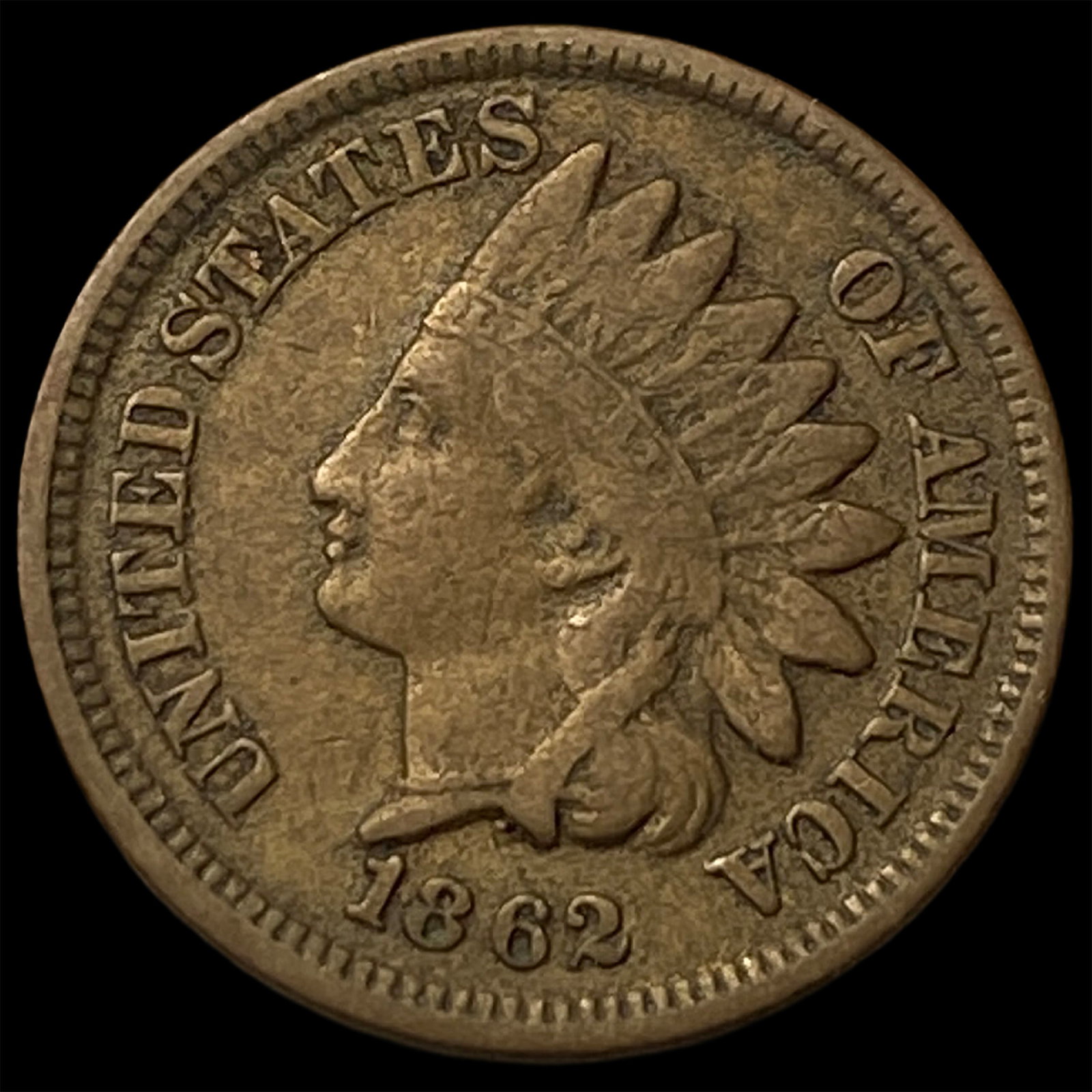 1862 Indian Head Cent CHOICE AU (1 of 2)