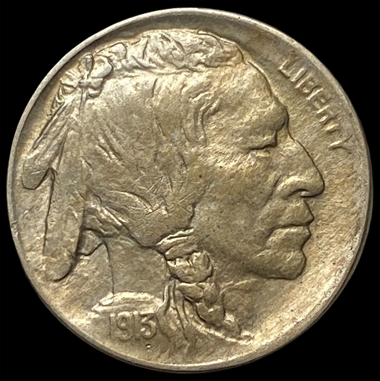 1913-D Buffalo Nickel Type 1 UNCIRCULATED (1 of 2)