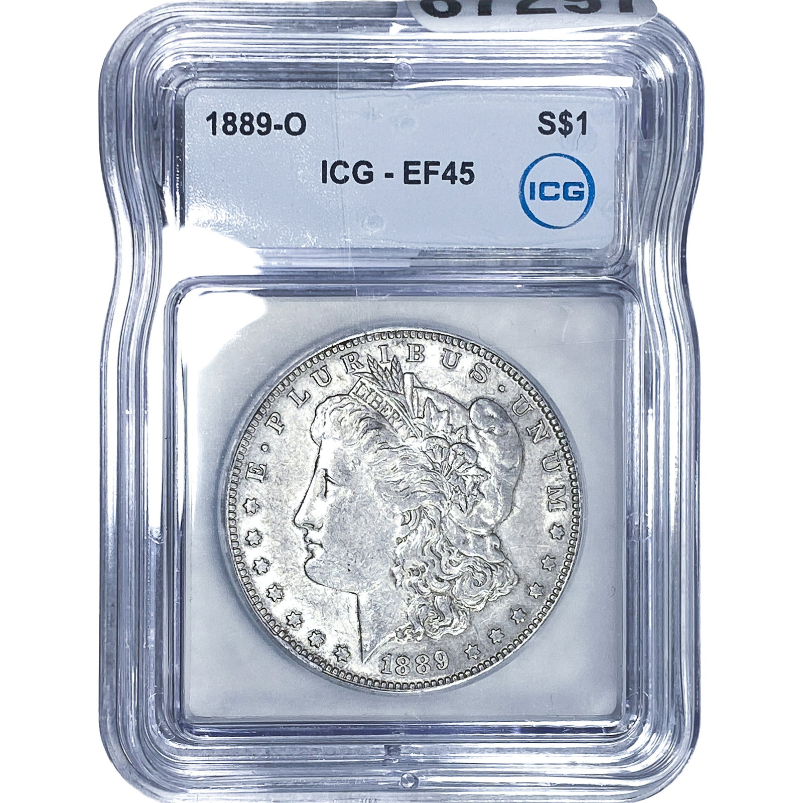 1889-O Morgan Silver Dollar ICG EF45 (1 of 2)