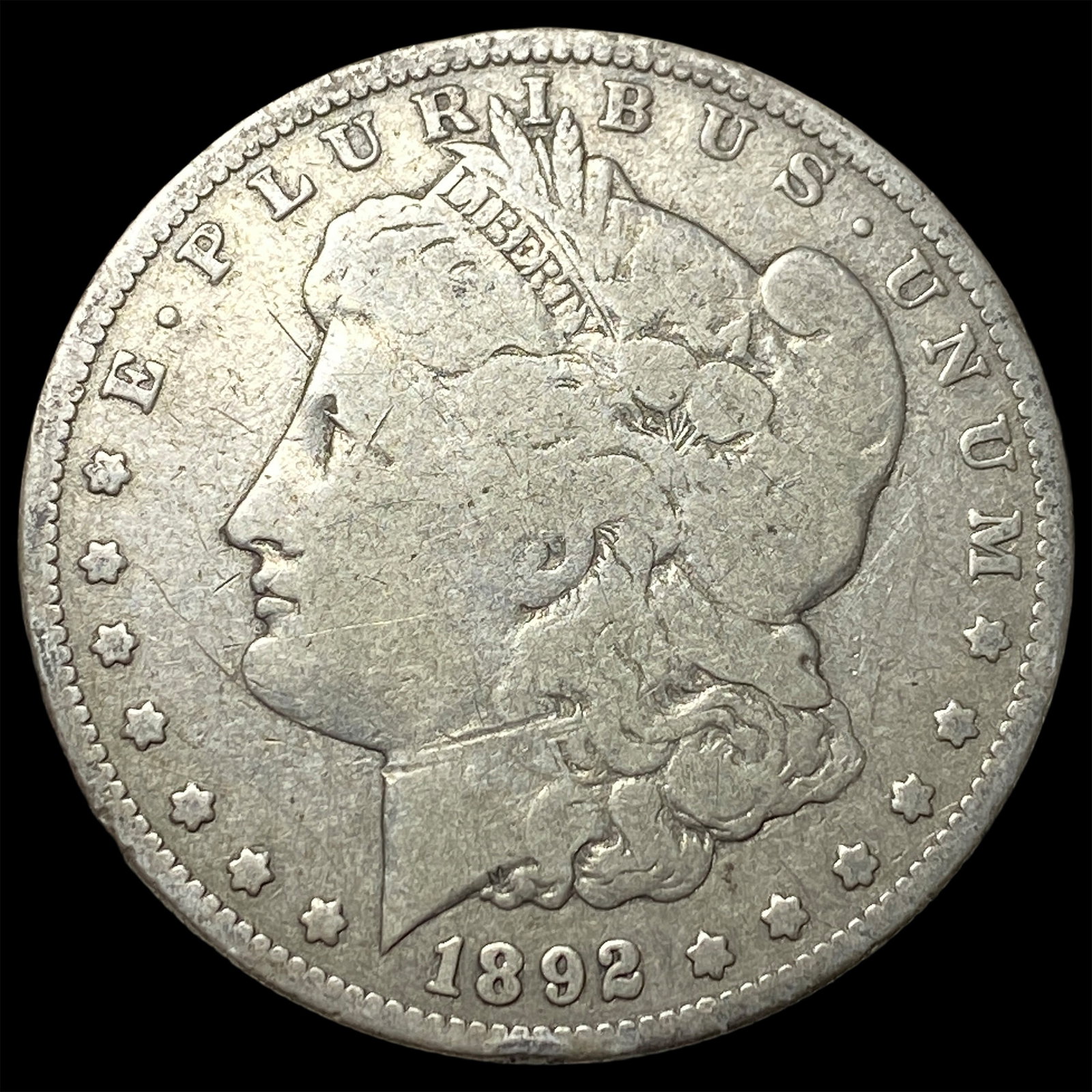 1892-S Morgan Silver Dollar NICELY CIRCULATED: 1892-S Morgan Silver Dollar NICELY CIRCULATED