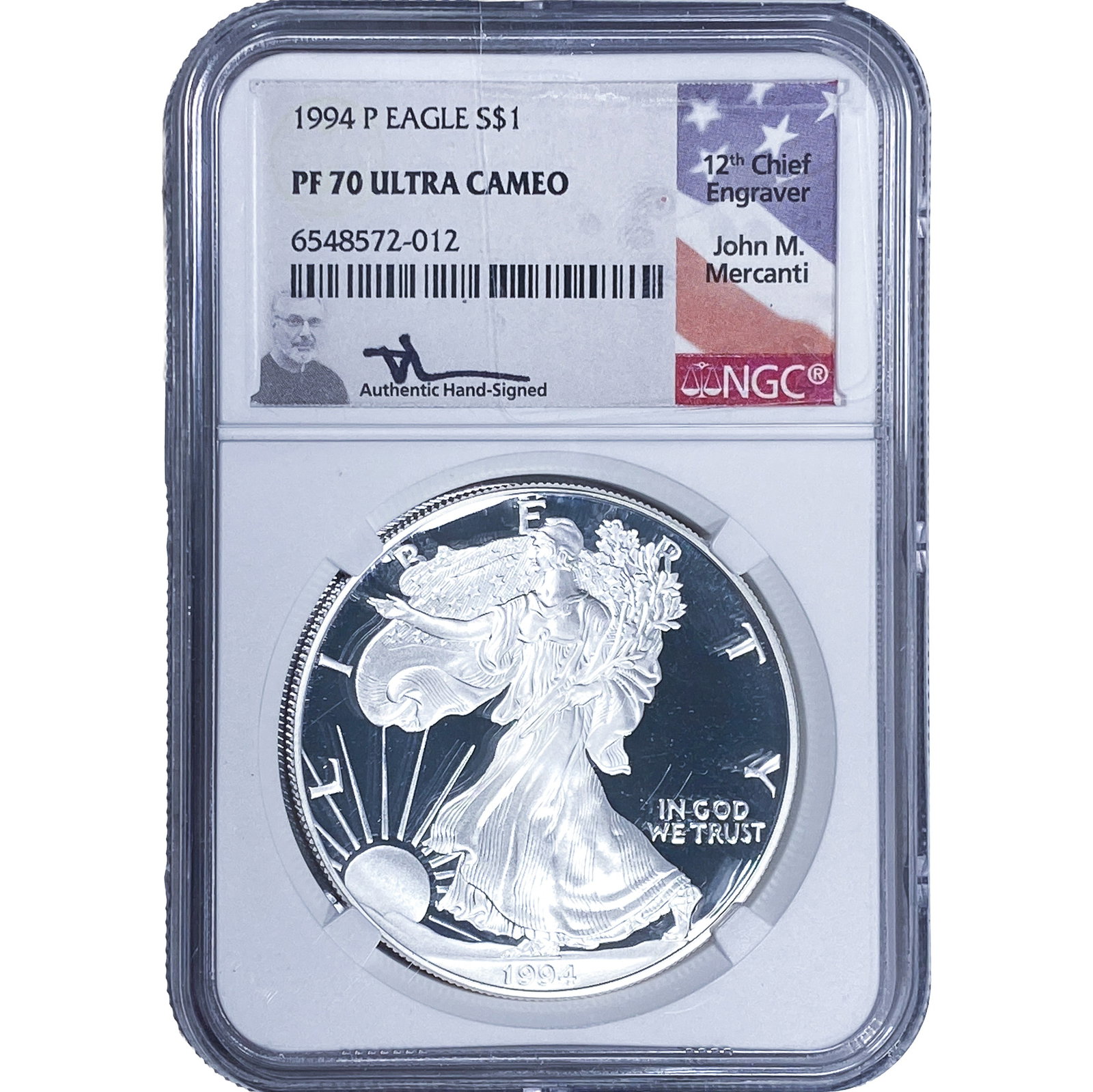1994 Silver Eagle NGC PF70 Ultra Cameo (1 of 2)