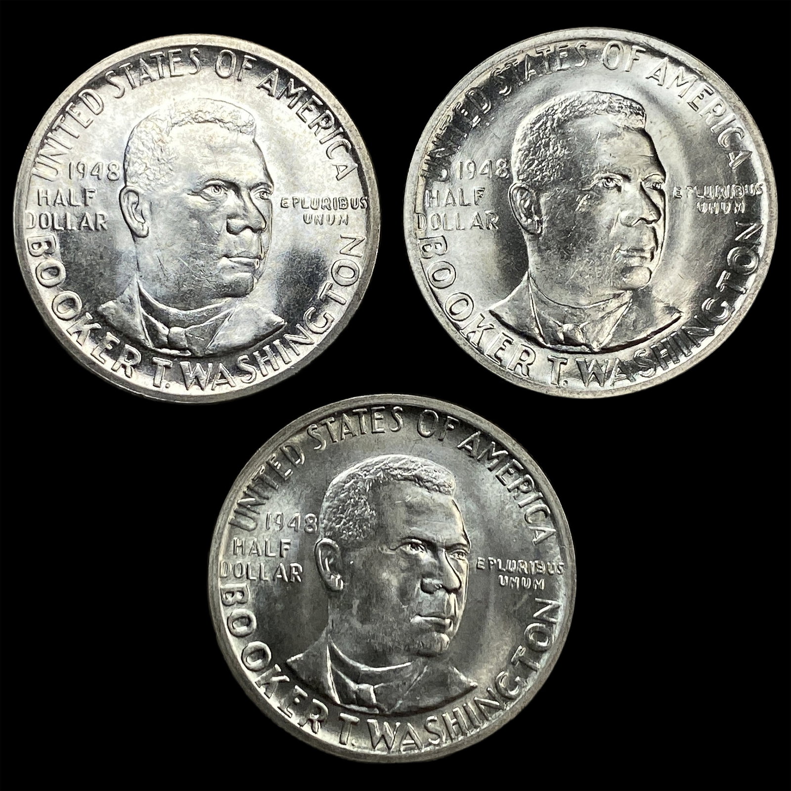 1948-S Silver Booker T. Washington Half Dollar GEM BU (1 of 2)