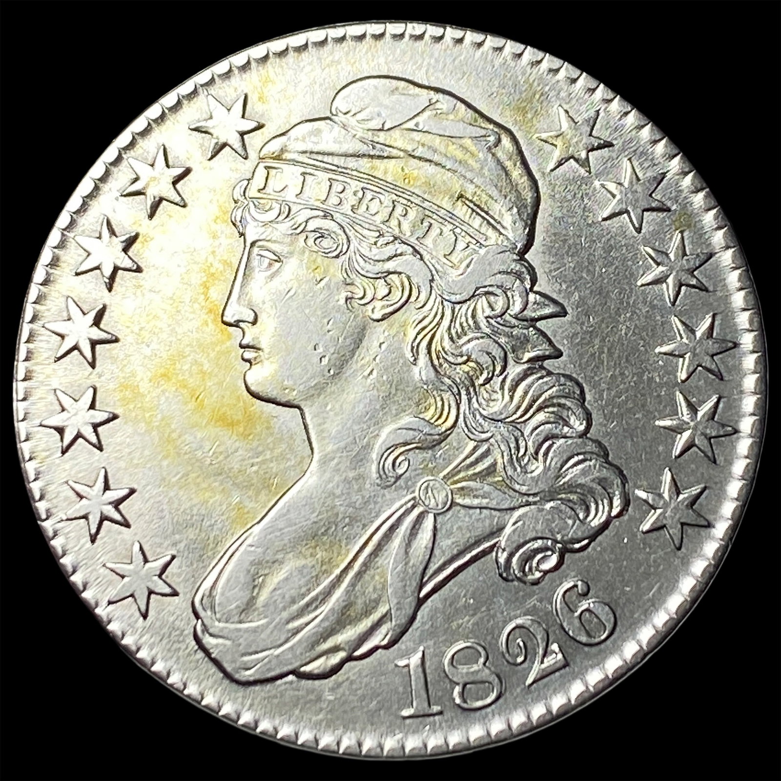 1826 Capped Bust Half Dollar CLOSELY UNCIRCULATED (1 of 2)