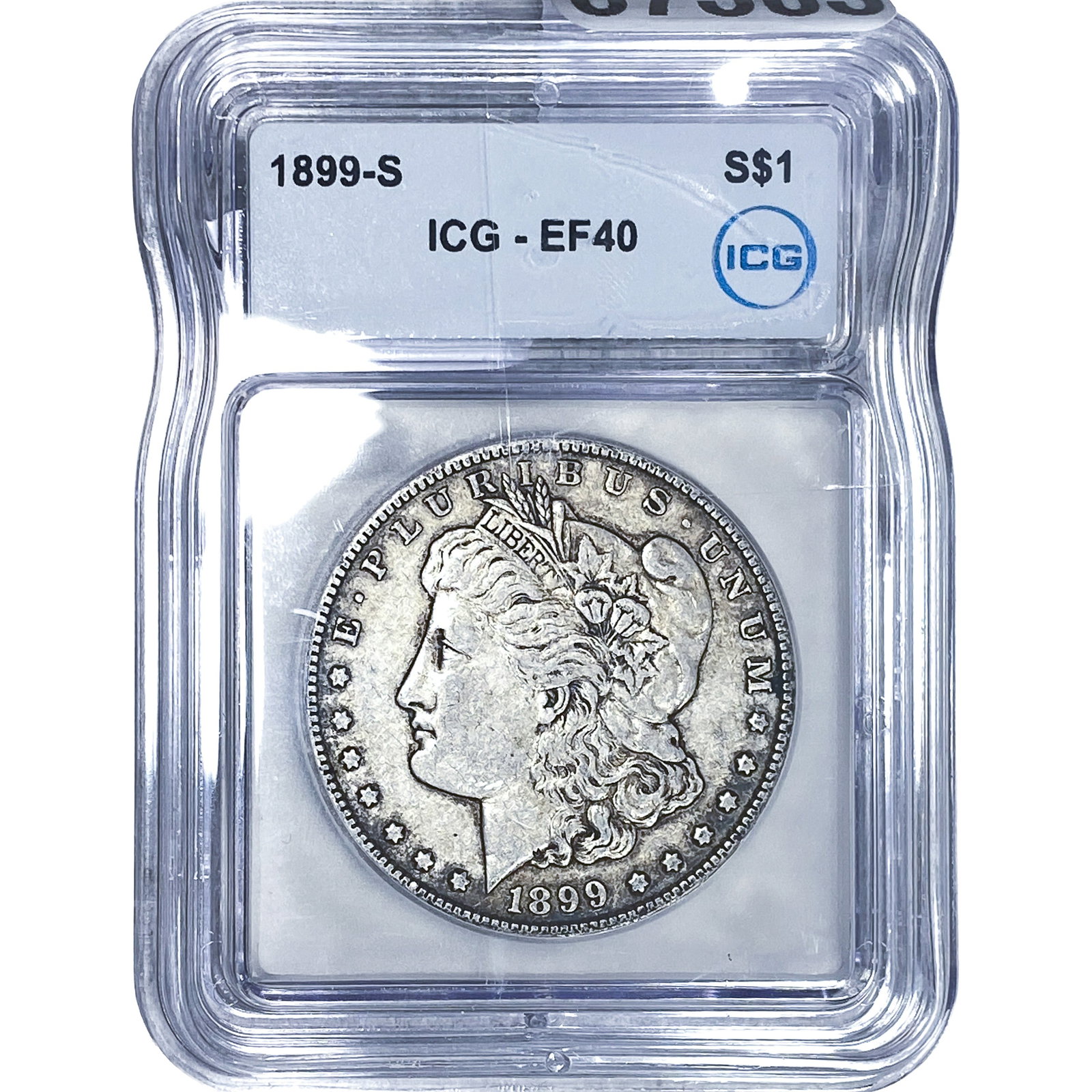1899-S Morgan Silver Dollar ICG EF40 (1 of 2)