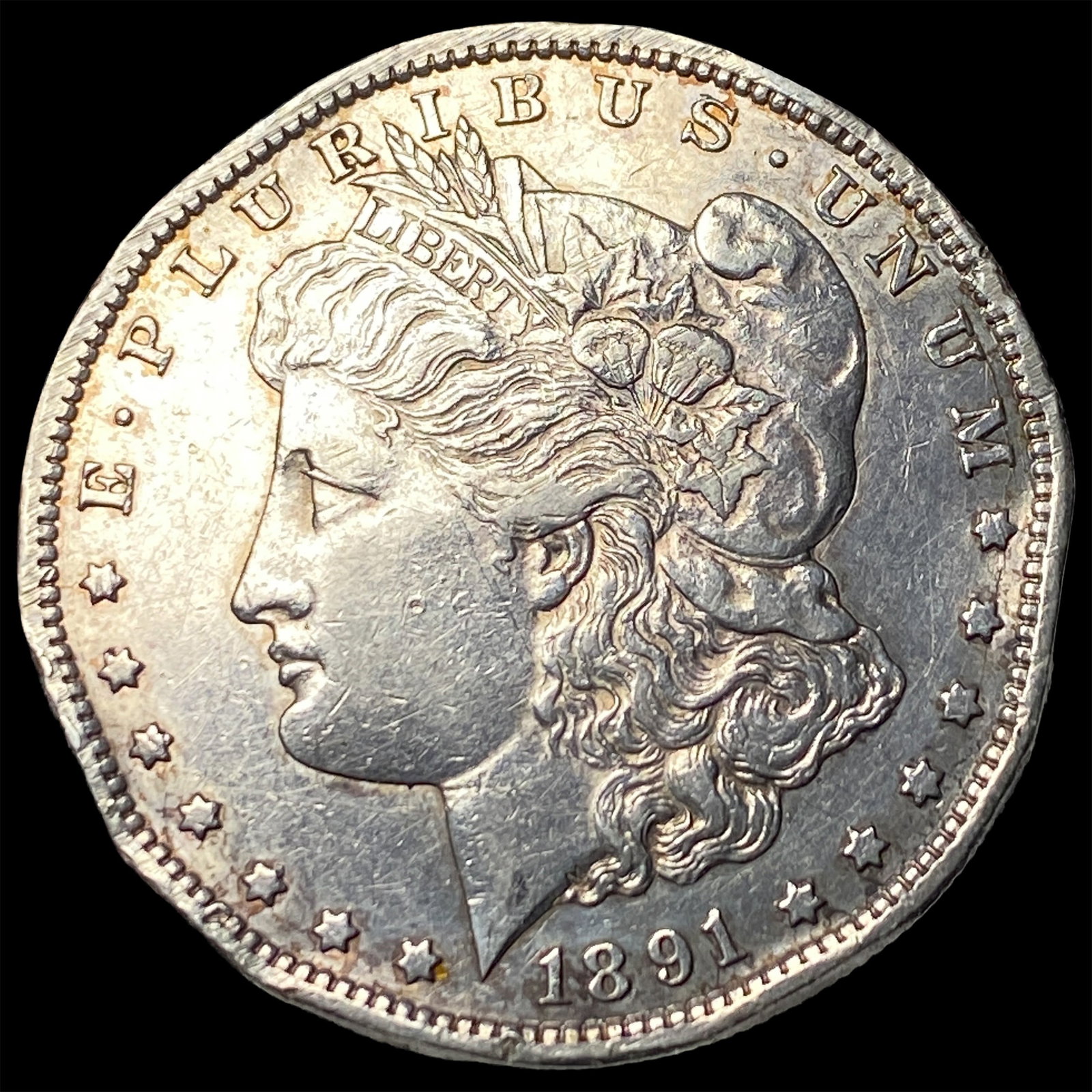 1891-CC Silver Morgan Dollar HIGH GRADE (1 of 2)