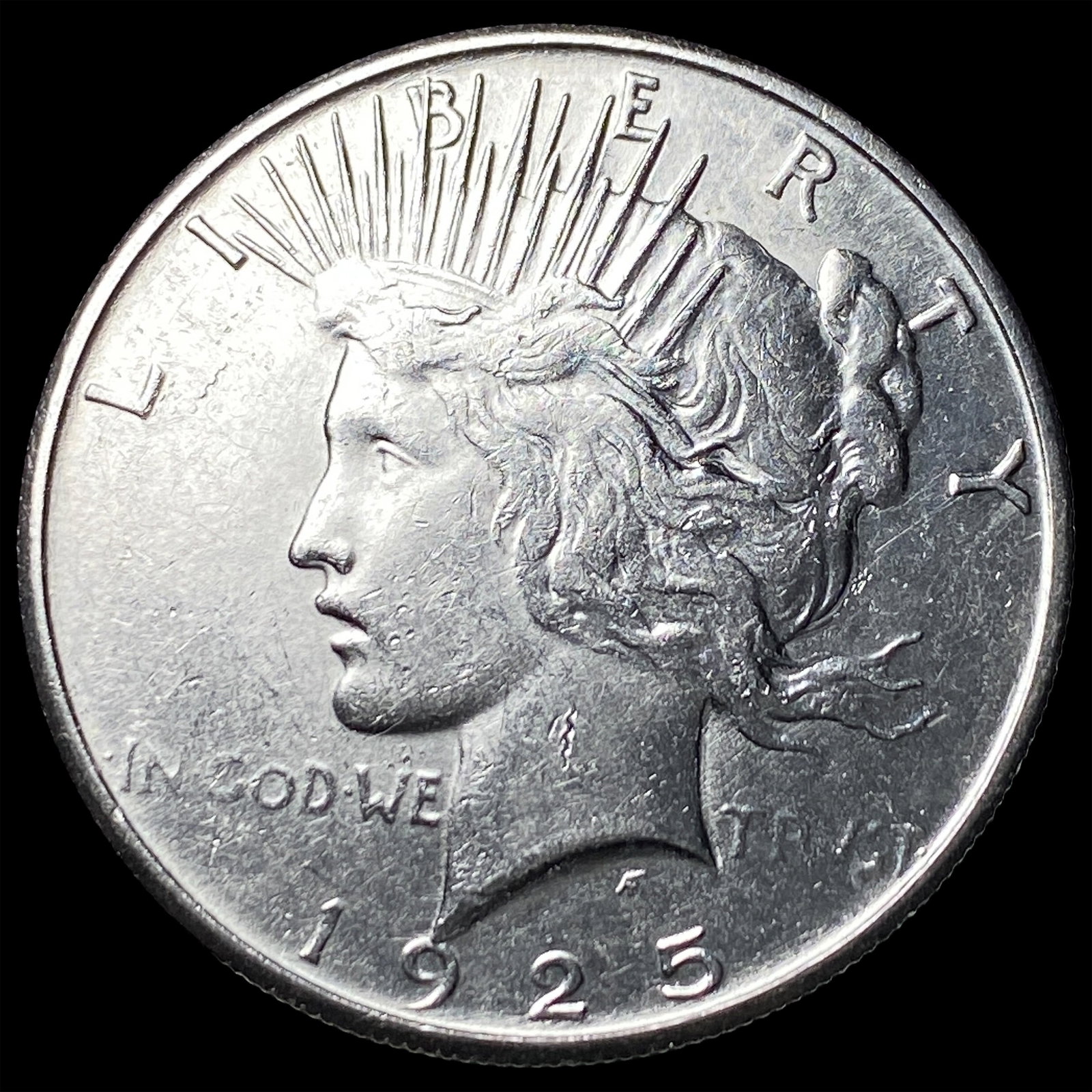 1925 Peace Silver Dollar CHOICE AU (1 of 2)