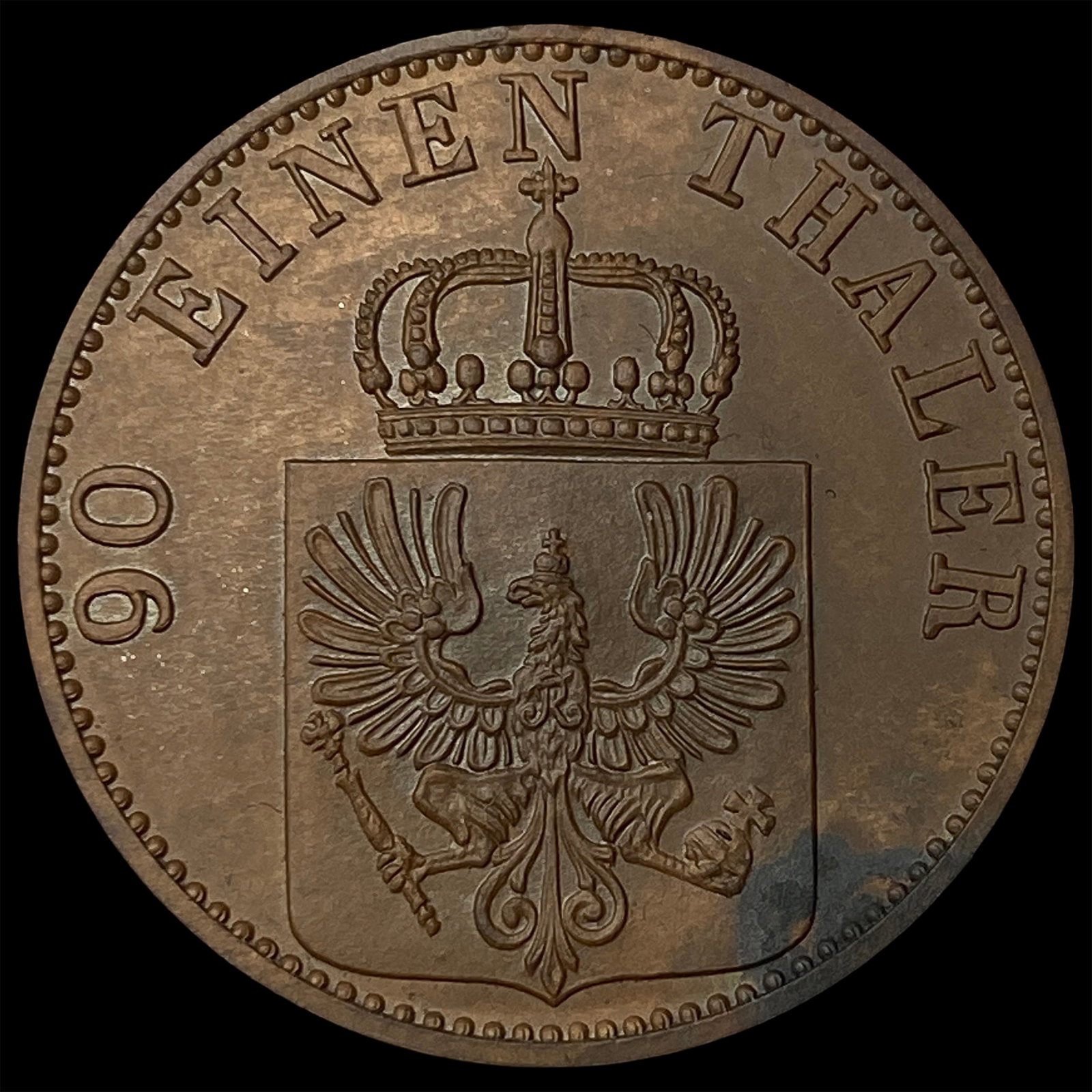 1871C Prussia Frankfurt 4 Pfenning (1 of 2)