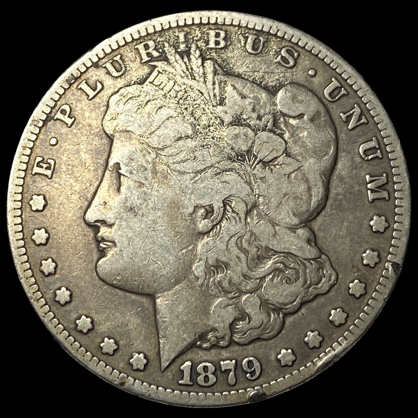 1879-CC Silver Morgan Dollar LIGHTLY CIRCULATED (1 of 2)