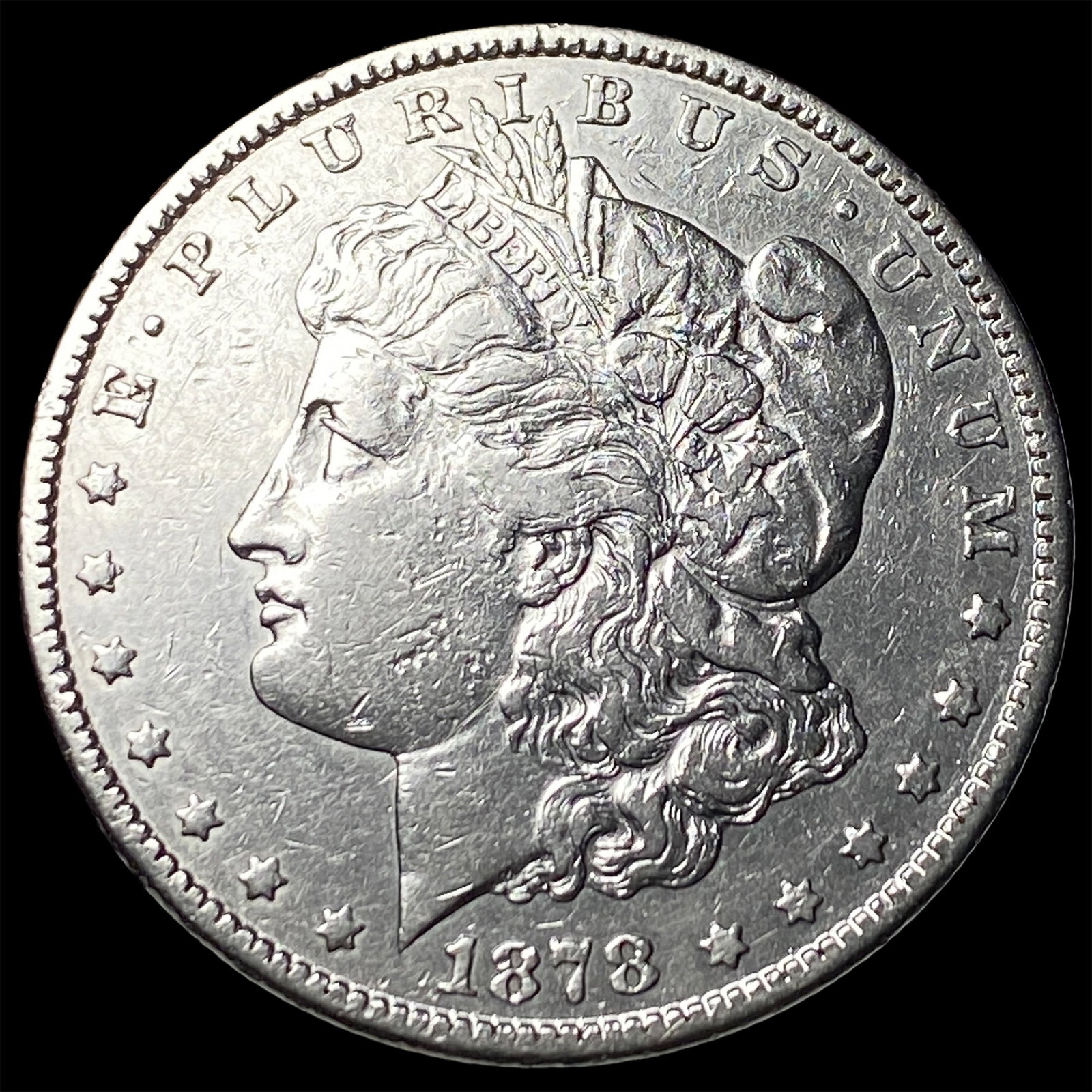 1878-CC Silver Morgan Dollar NEARLY UNCIRCULATED (1 of 2)